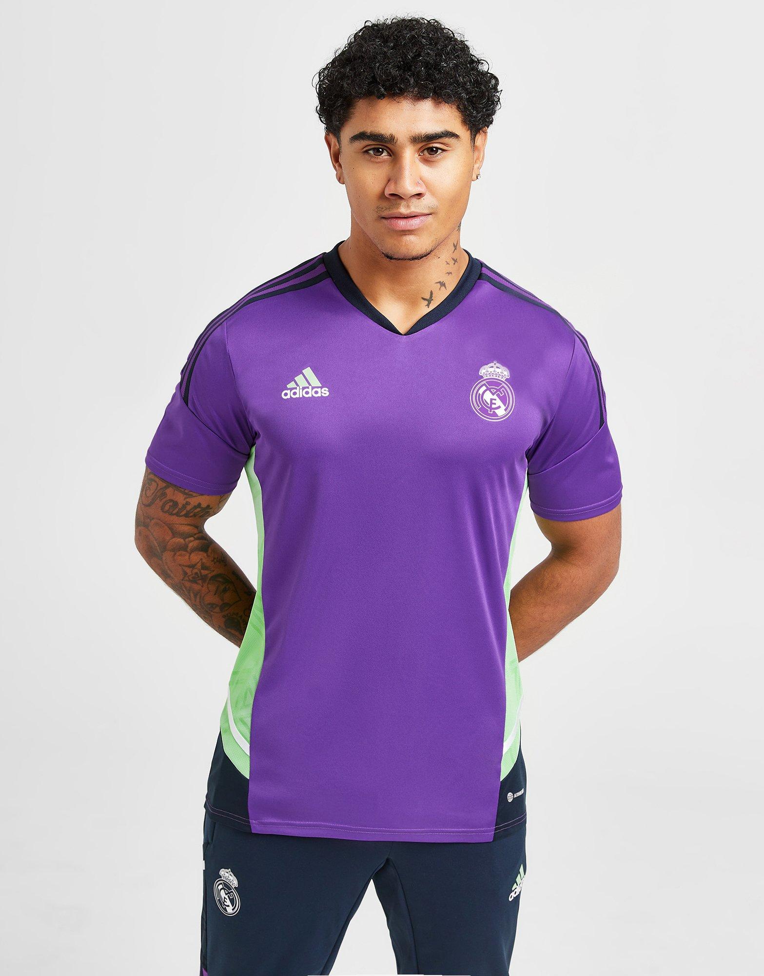 Pool meubilair bovenstaand Purple adidas Real Madrid Training Shirt | JD Sports Global