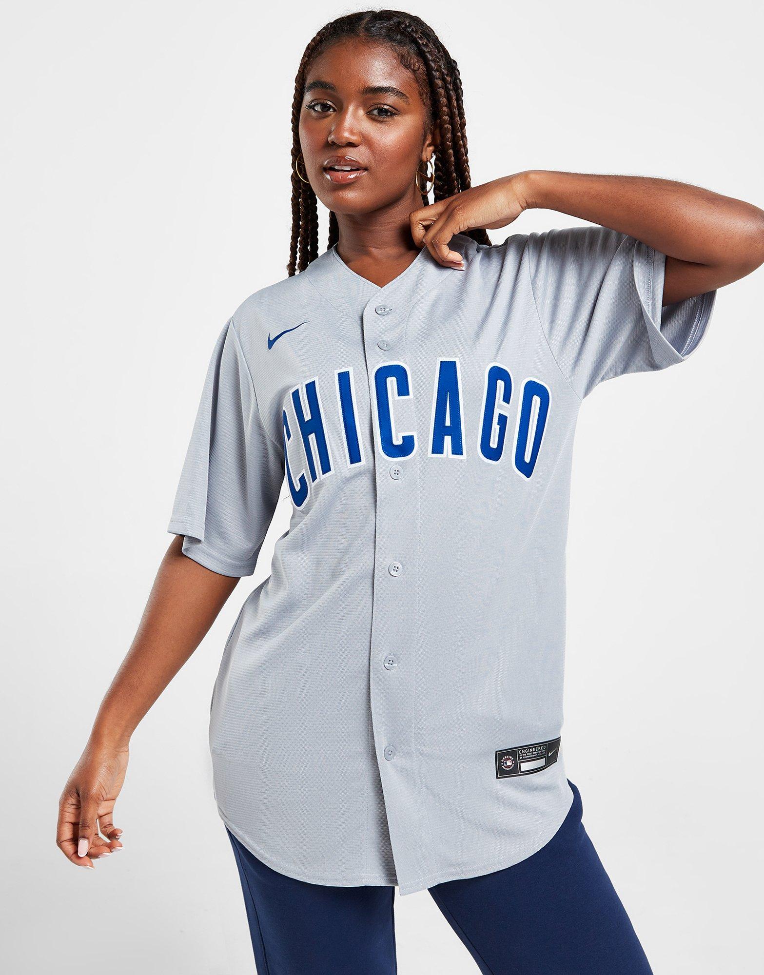 Grey Nike MLB Chicago White Sox Road Jersey