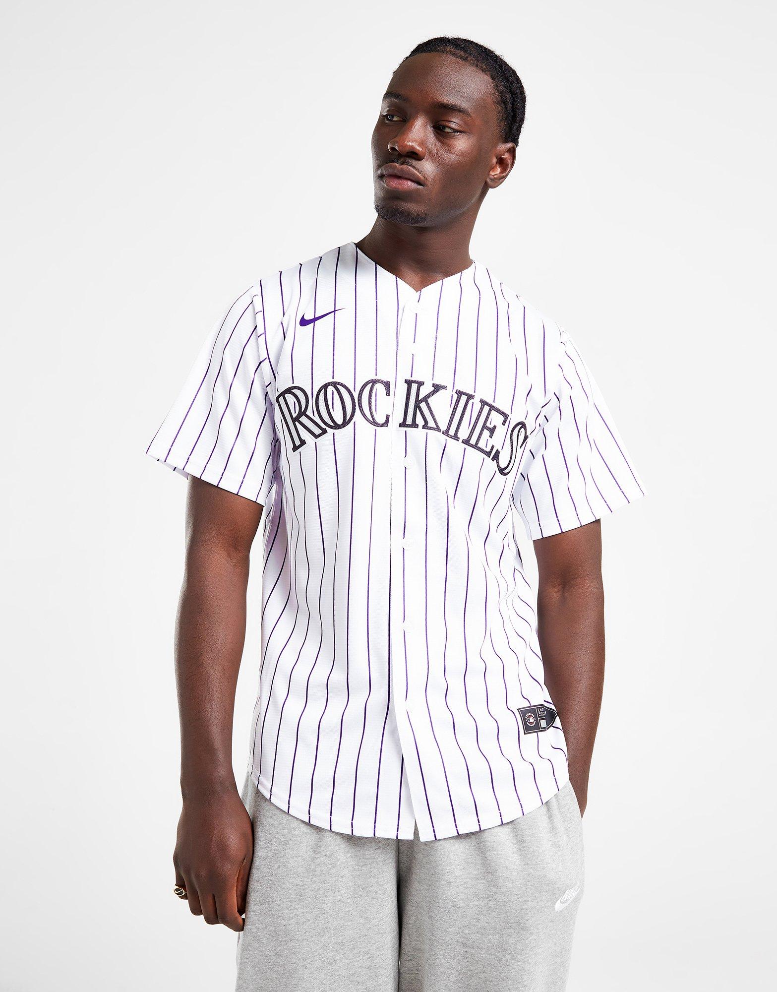 Nike MLB Colorado Rockies Men's Replica Baseball Jersey - Purple XL