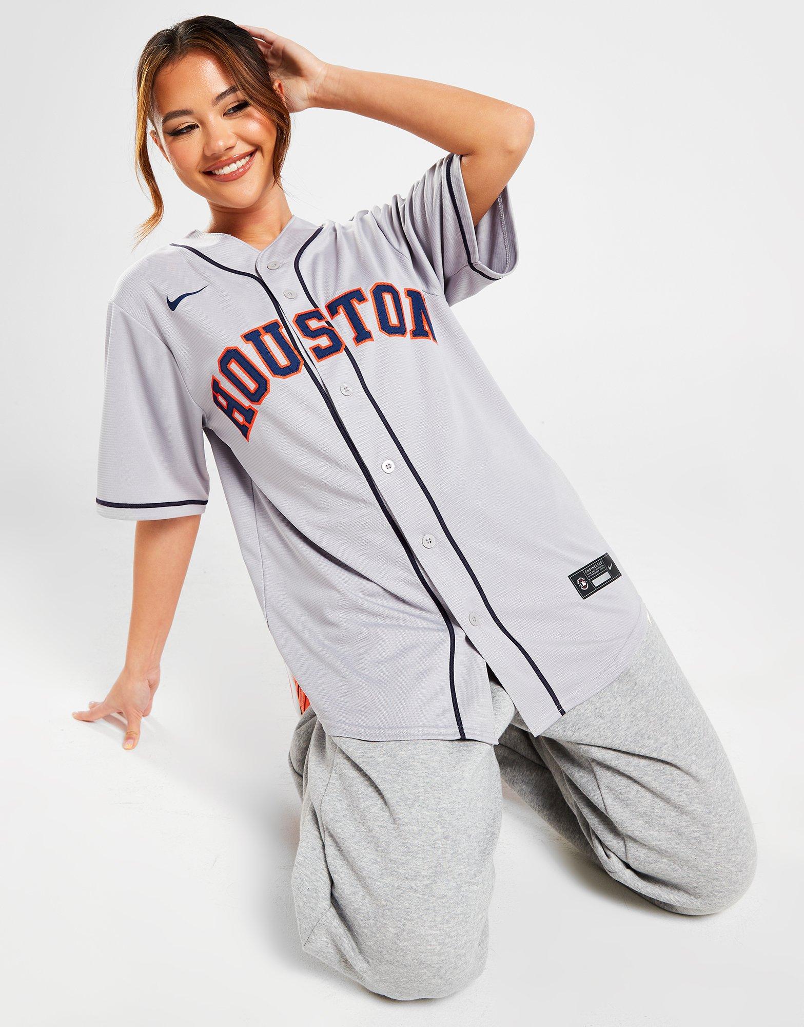 Grey Nike MLB Houston Astros Road Jersey - JD Sports Ireland