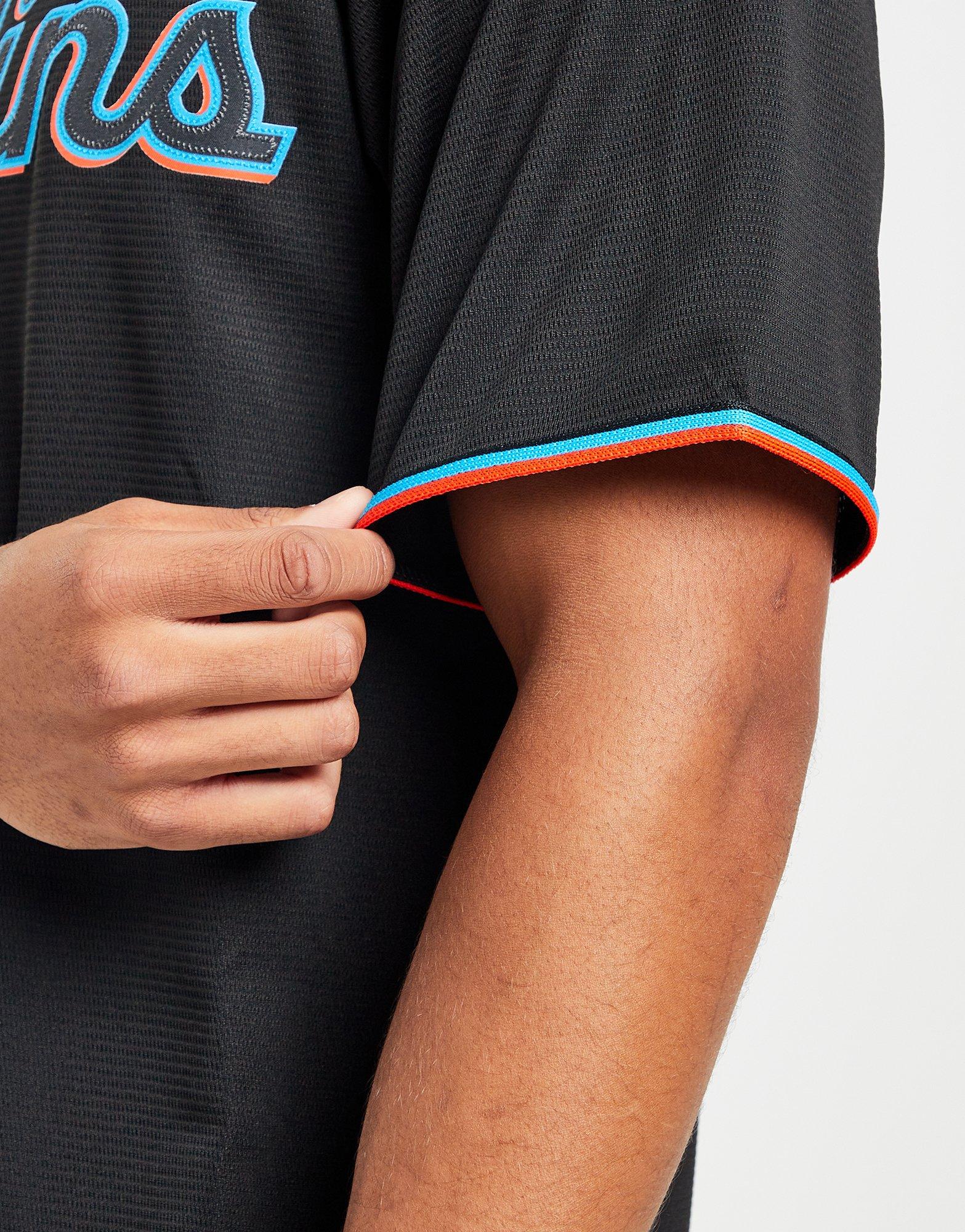 Black Nike MLB Miami Marlins Alternate Jersey - JD Sports Ireland