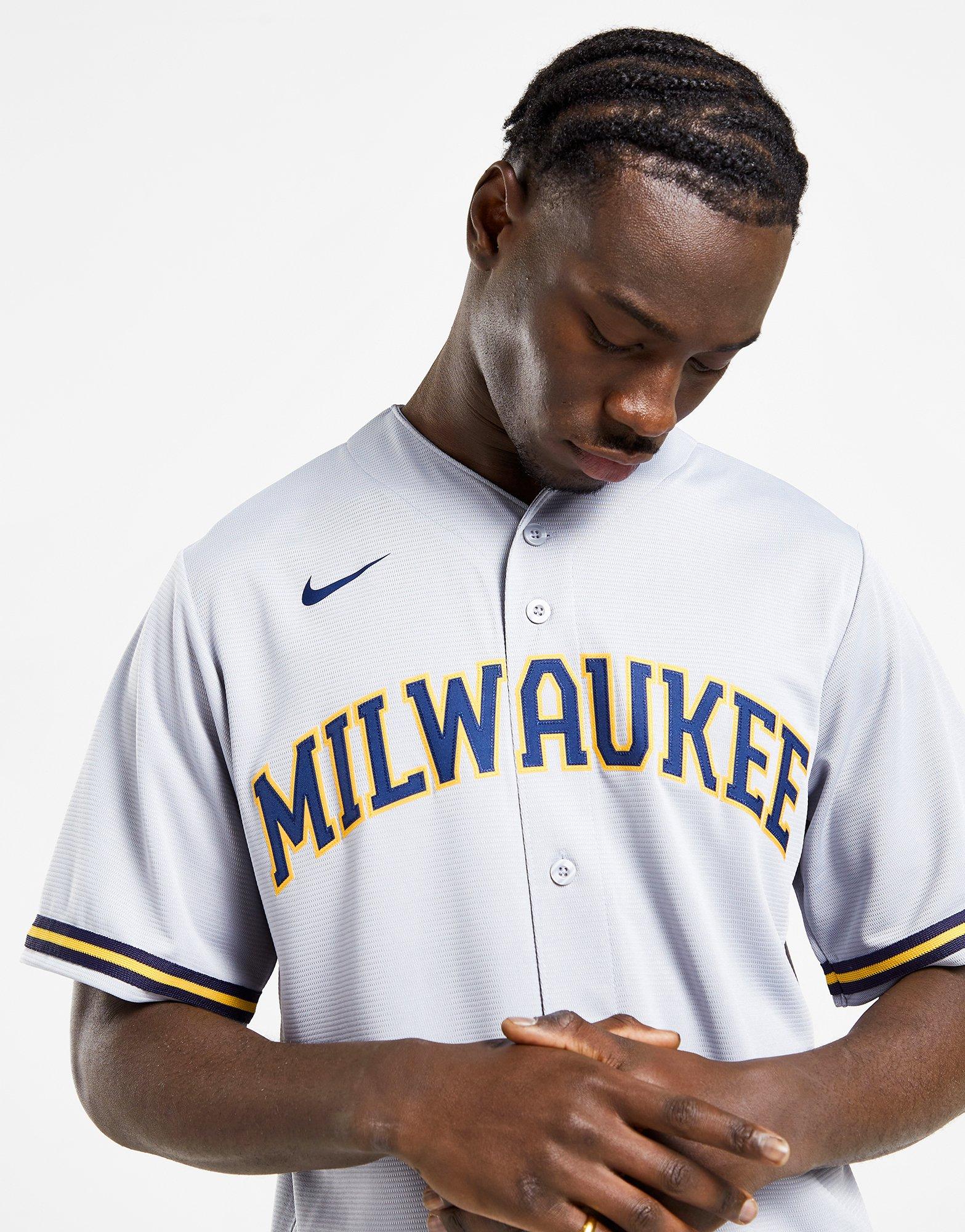 Nike MLB Baseball Milwaukee Brewers Full Zip Hoodie Sweatshirt Women's  Medium