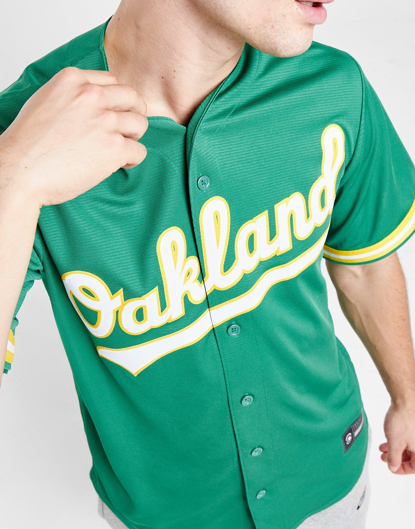 BASEBALL OAKLAND ATHLETICS SHIRT JERSEY MAJESTIC SIZE YM BOYS