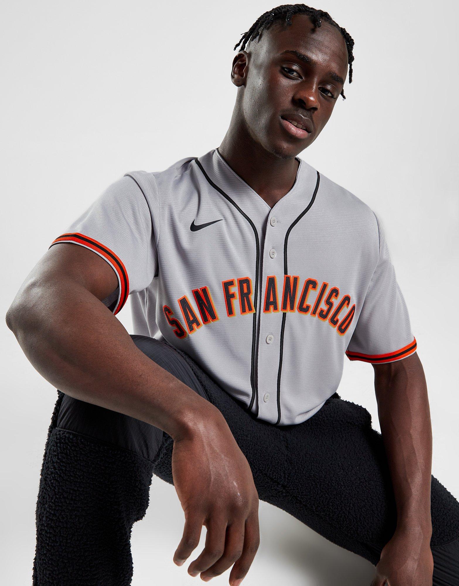 Black Nike MLB San Fransisco Giants Road Jersey