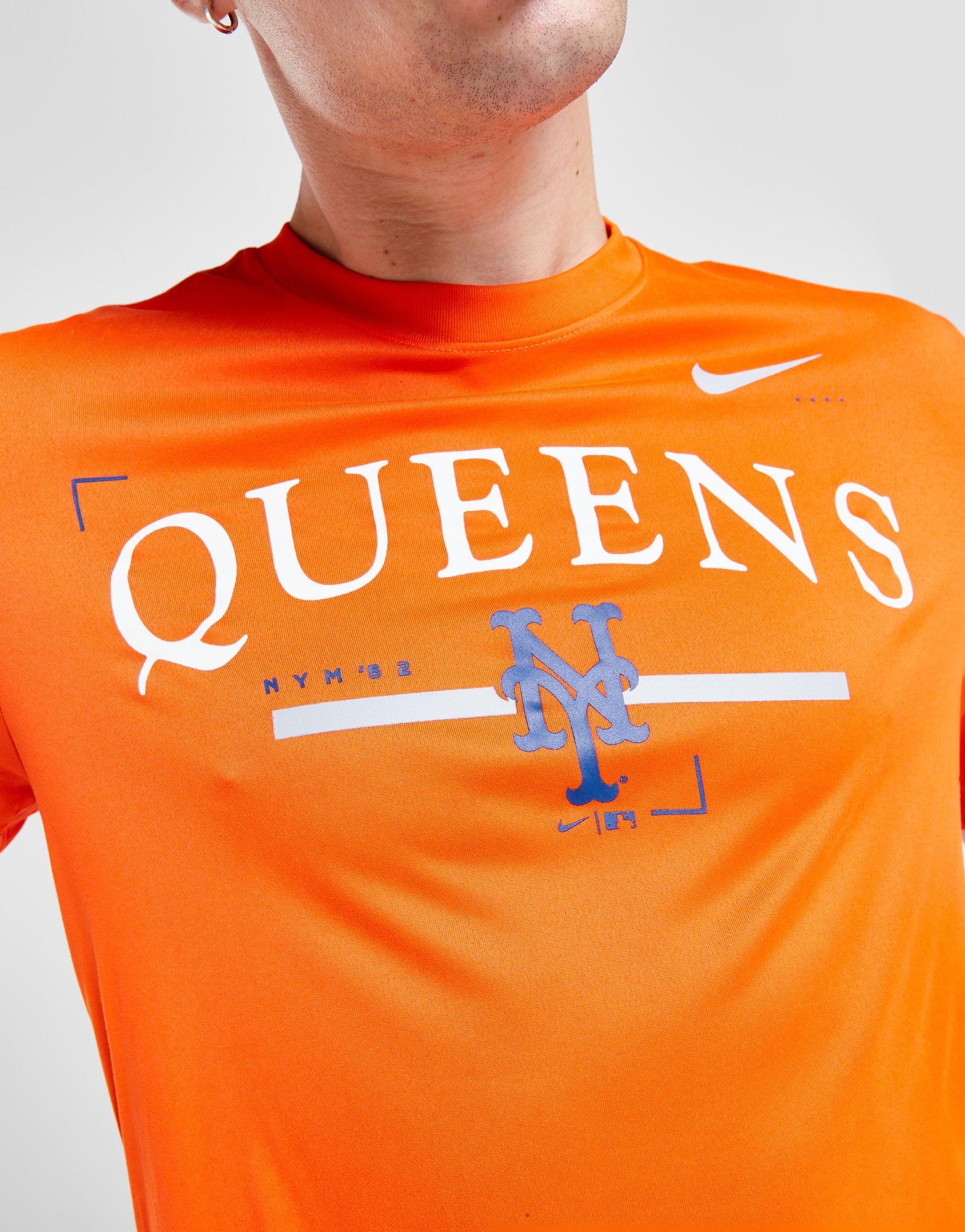 Nike Men's New York Mets Orange Team Engineered T-Shirt