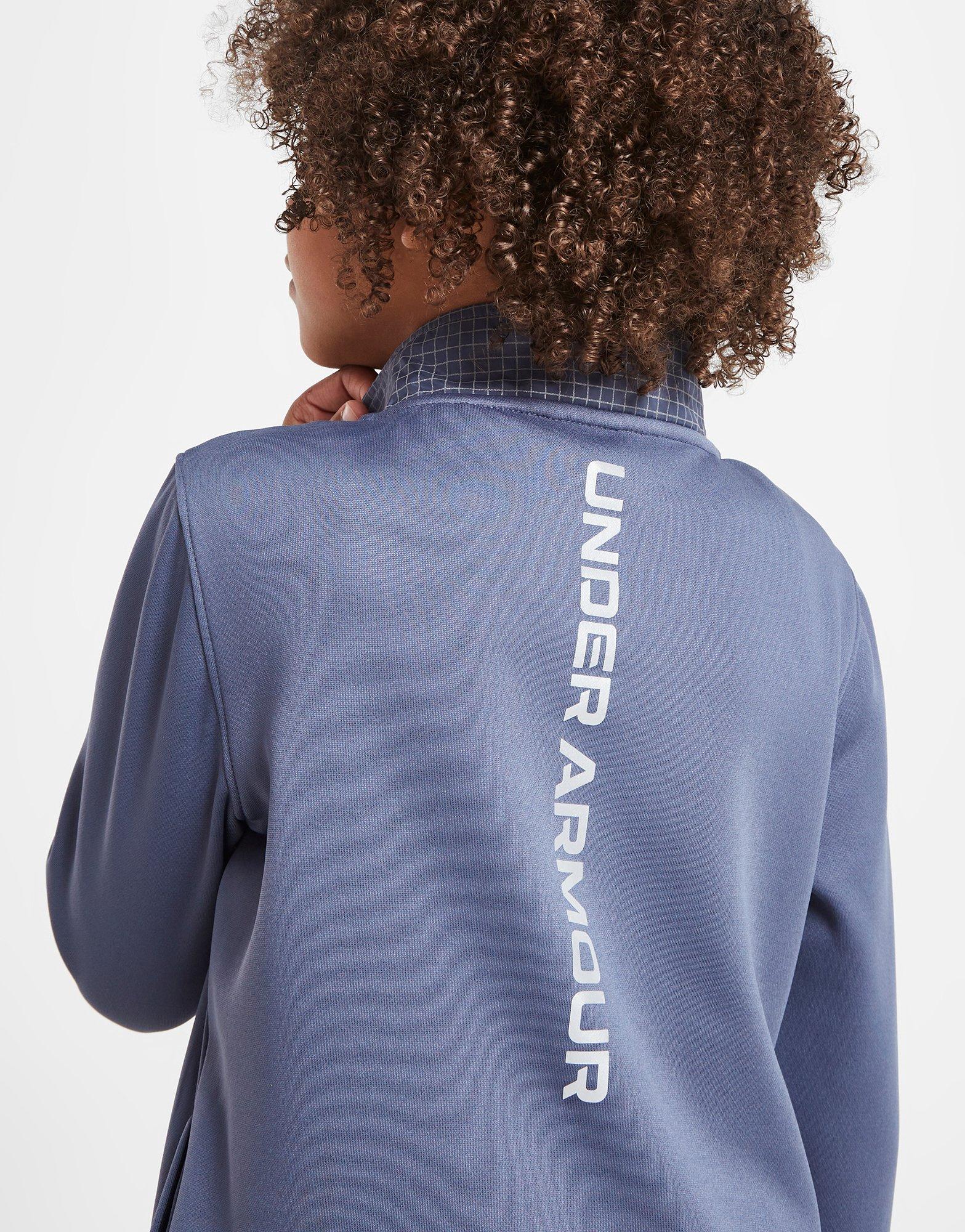 Under Armour UA Armour Fleece Grid 1/4 Zip Tracksuit Children