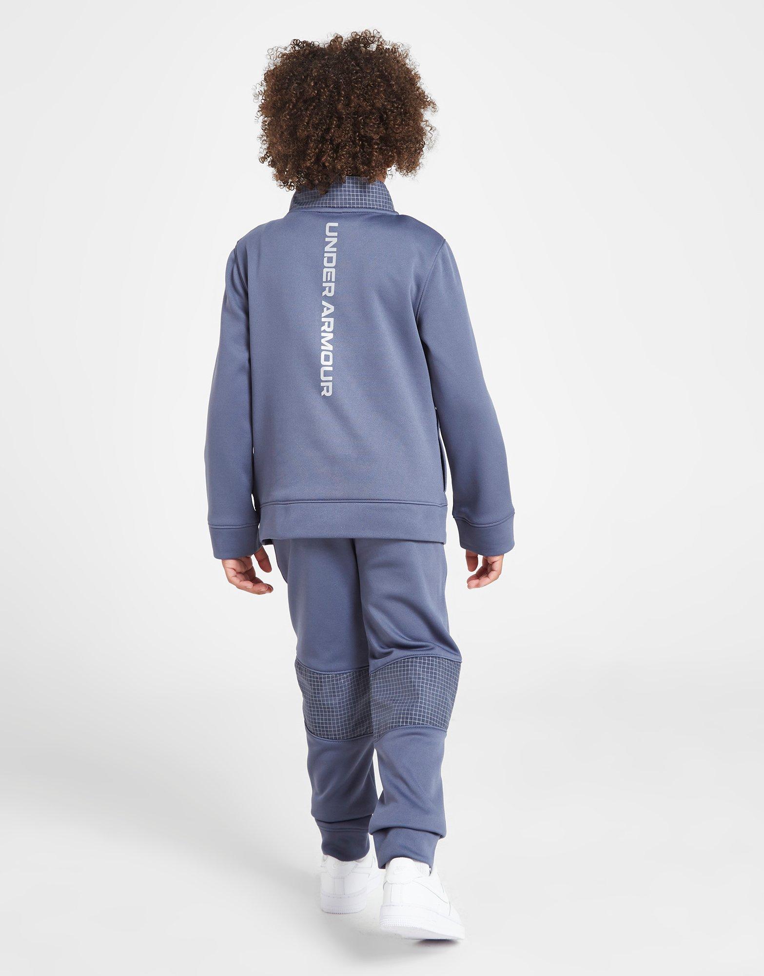 Under Armour UA Armour Fleece Grid 1/4 Zip Tracksuit Children