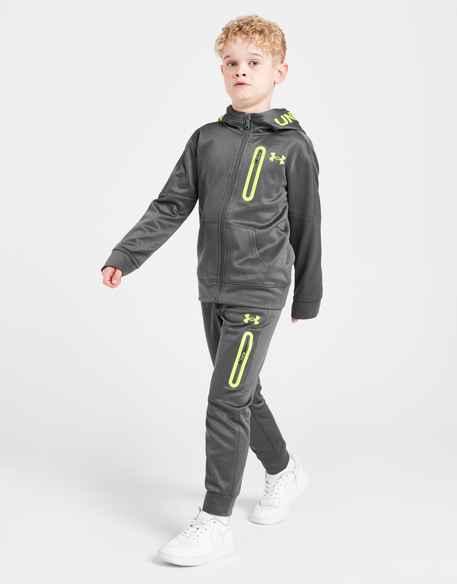Under Armour Brand Full Zip Hooded Tracksuit Children