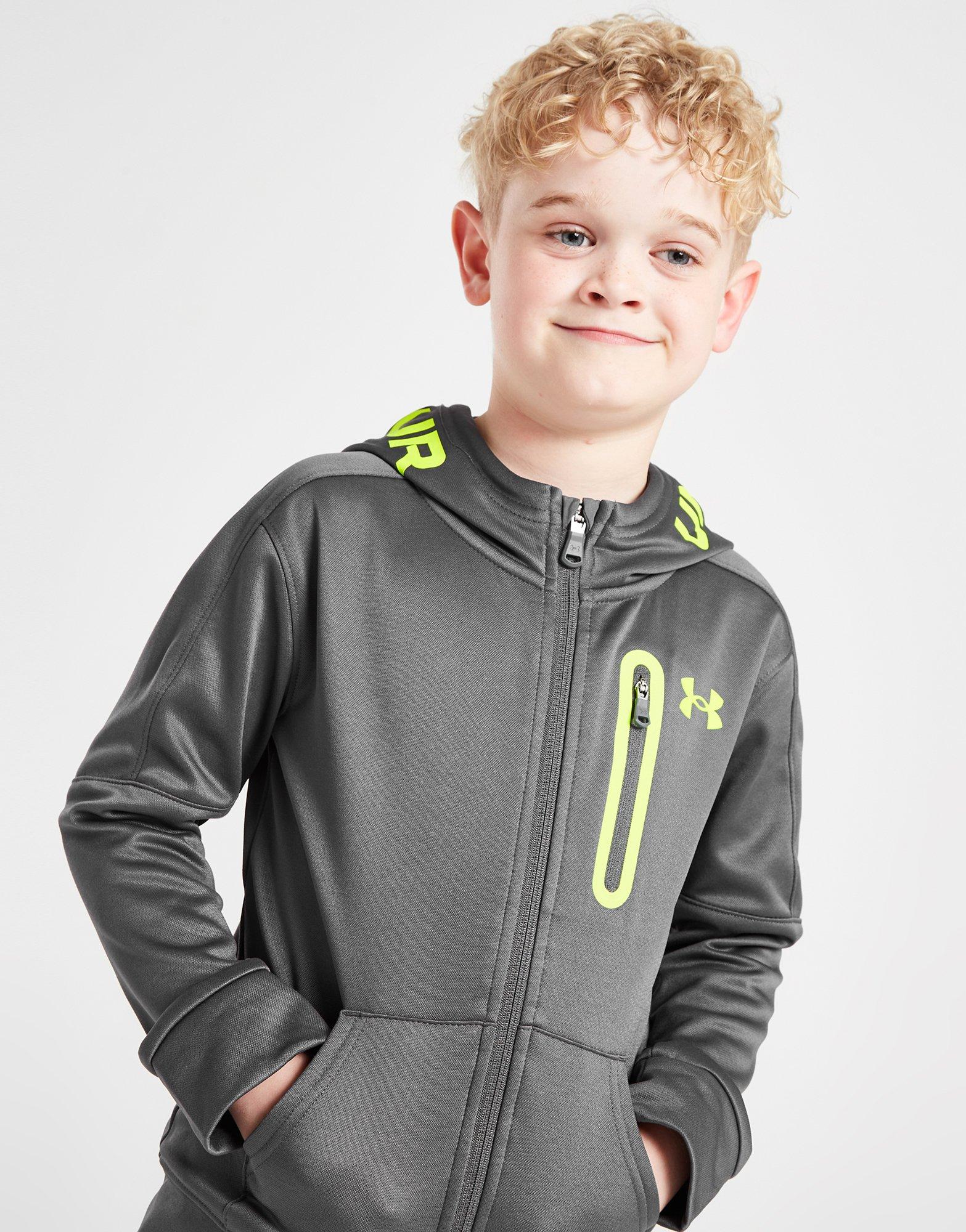 Under Armour Brand Full Zip Hooded Tracksuit Children