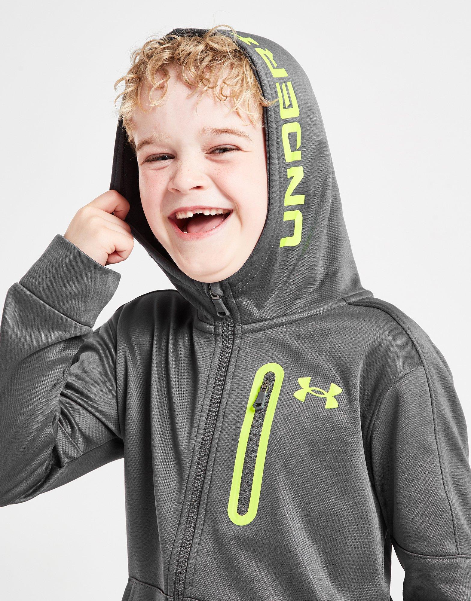 Under Armour Brand Full Zip Hooded Tracksuit Children