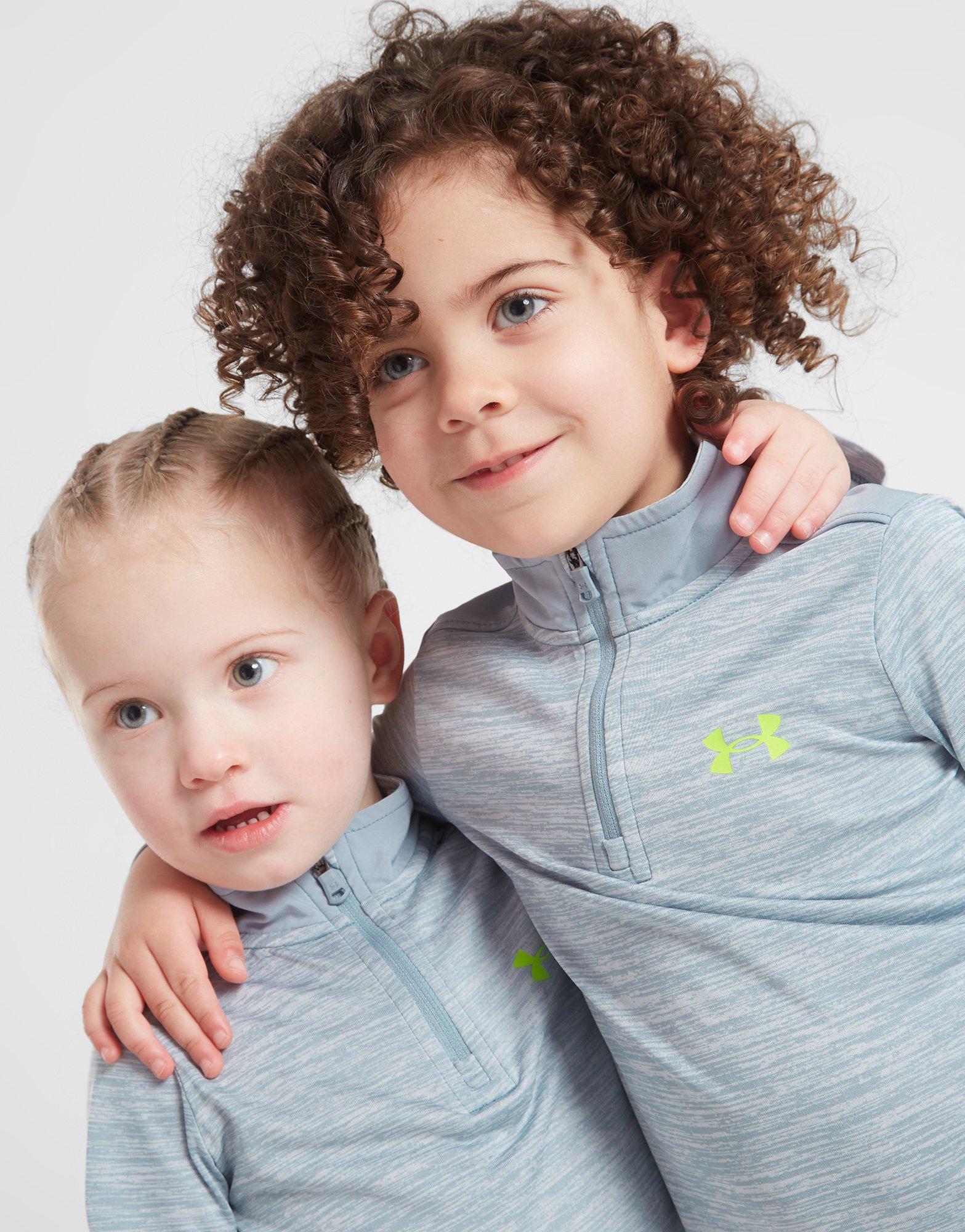 Under Armour Woven Panel 1/4 Zip Top/Shorts Set Baby