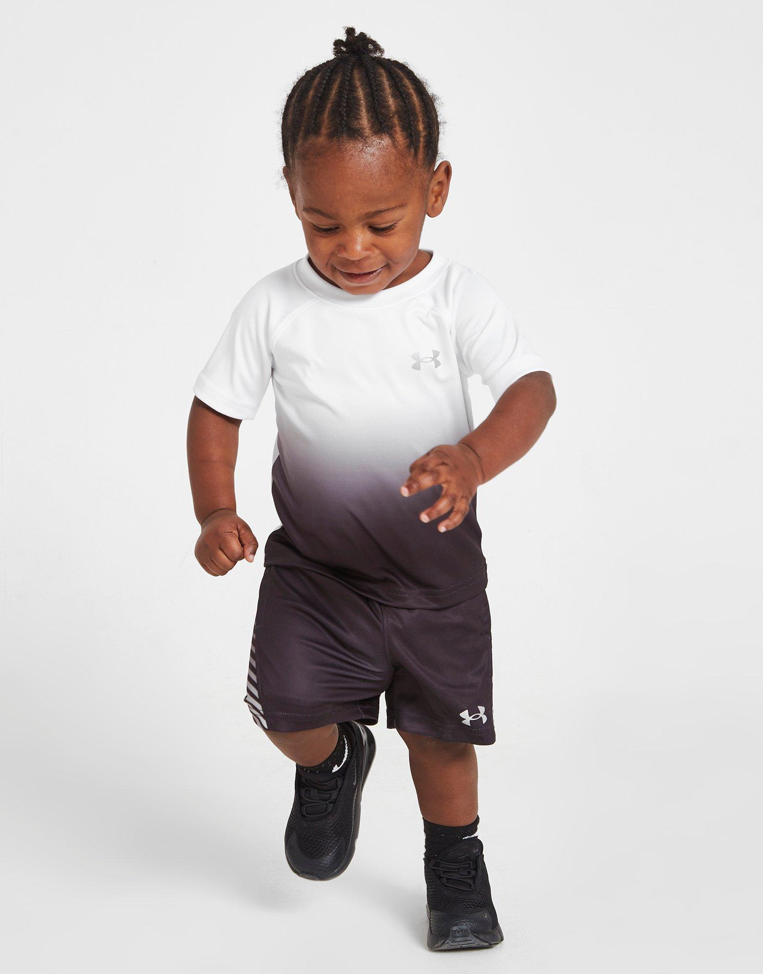 Ua centric bran Tech Fade T-Shirt/Shorts Set Infant