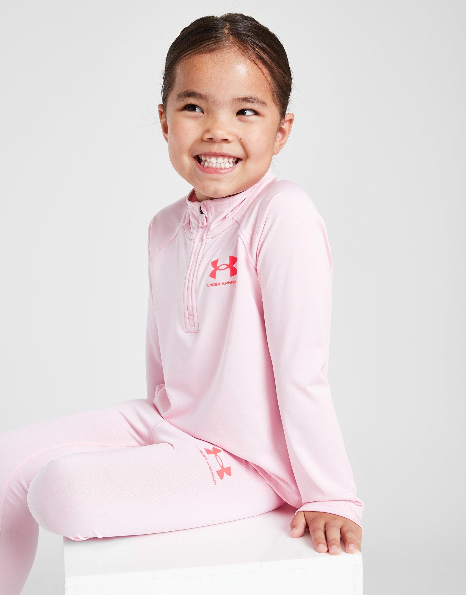 Under Armour Girls' Tech Wordmark 1/4 Zip Tracksuit Children