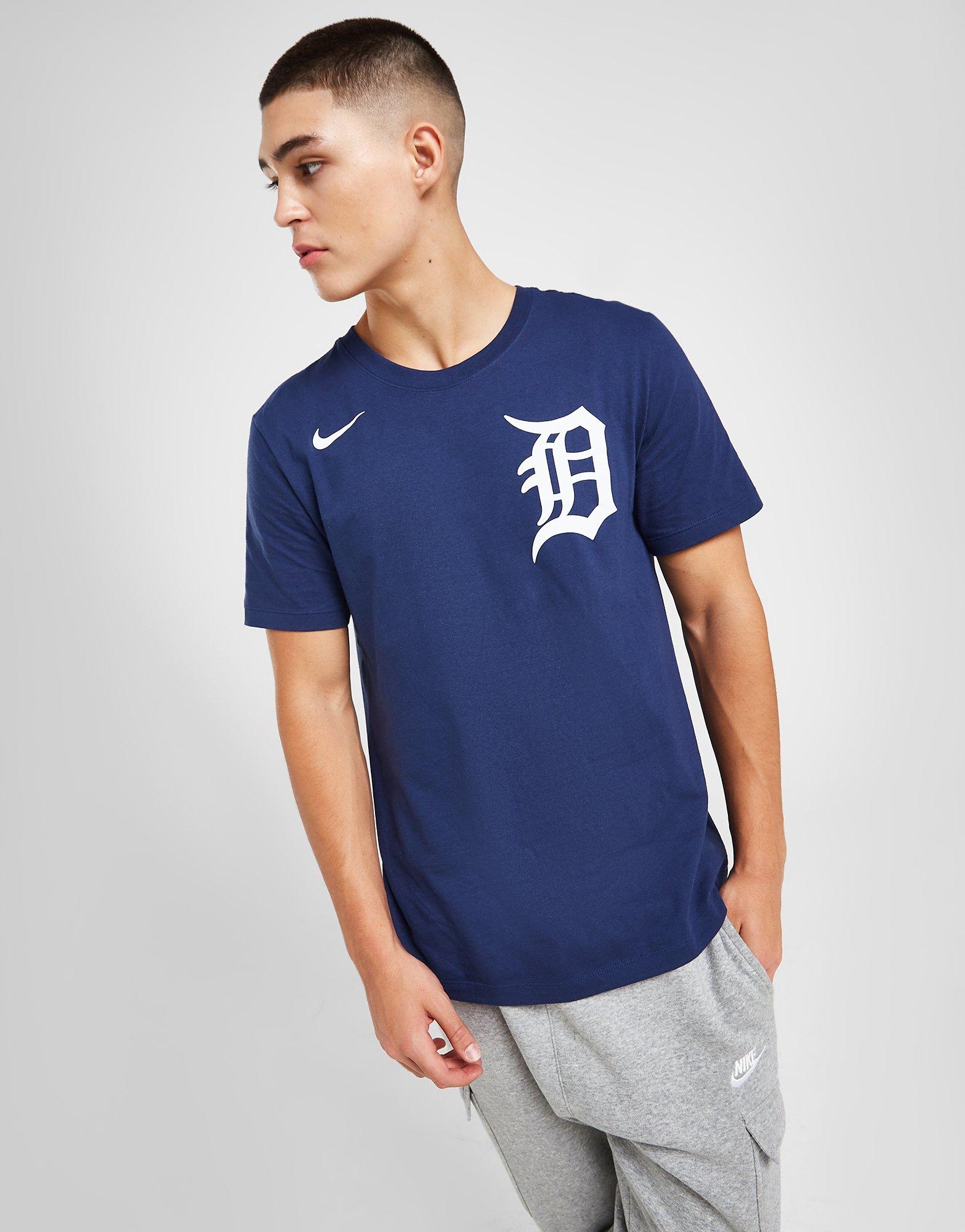 Detroit Tigers Big & Tall Long Sleeve T-Shirt - Navy