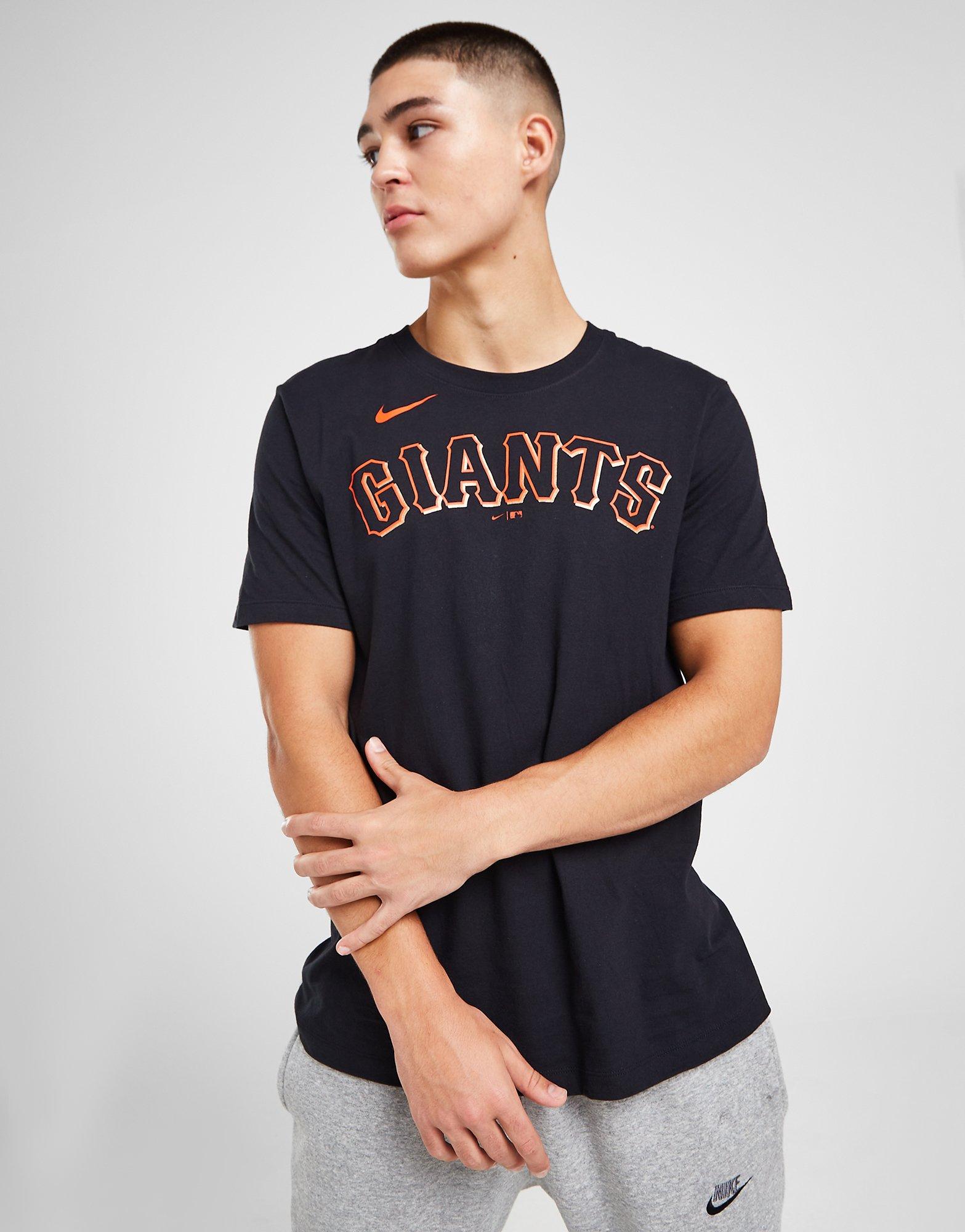 San Francisco Giants Nike MLB T-Shirt - 2XL Black Cotton