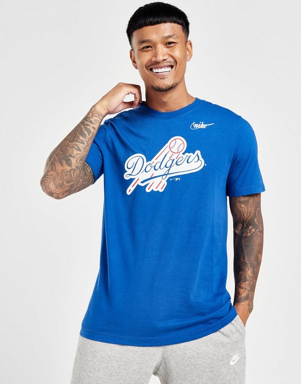 Blue Nike MLB LA Dodgers Logo T-Shirt - JD Sports Ireland