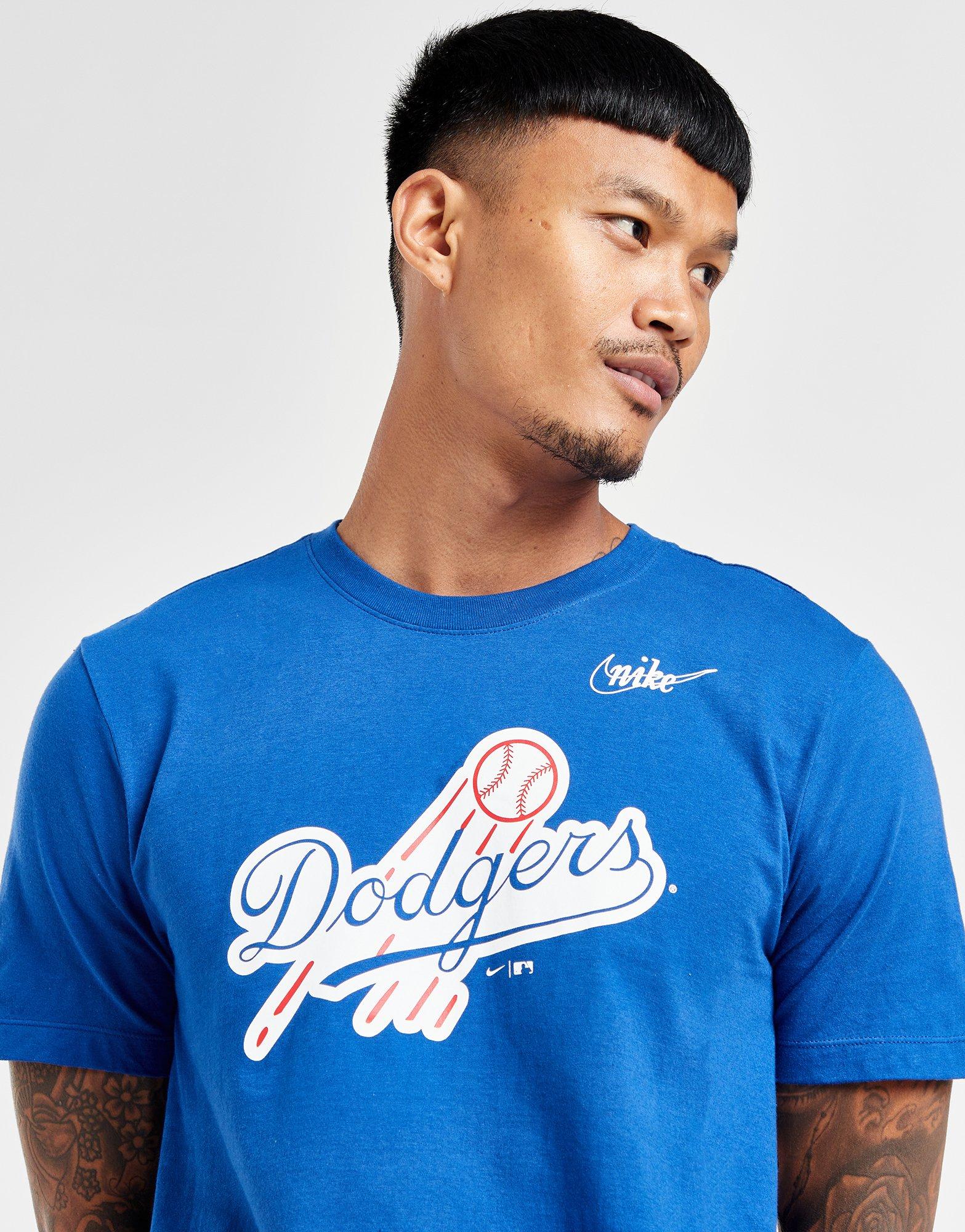 L.A+Dodgers+Nike+MLB+Authentic+Collection+Blue+Dri-Fit+Polo+Shirt+