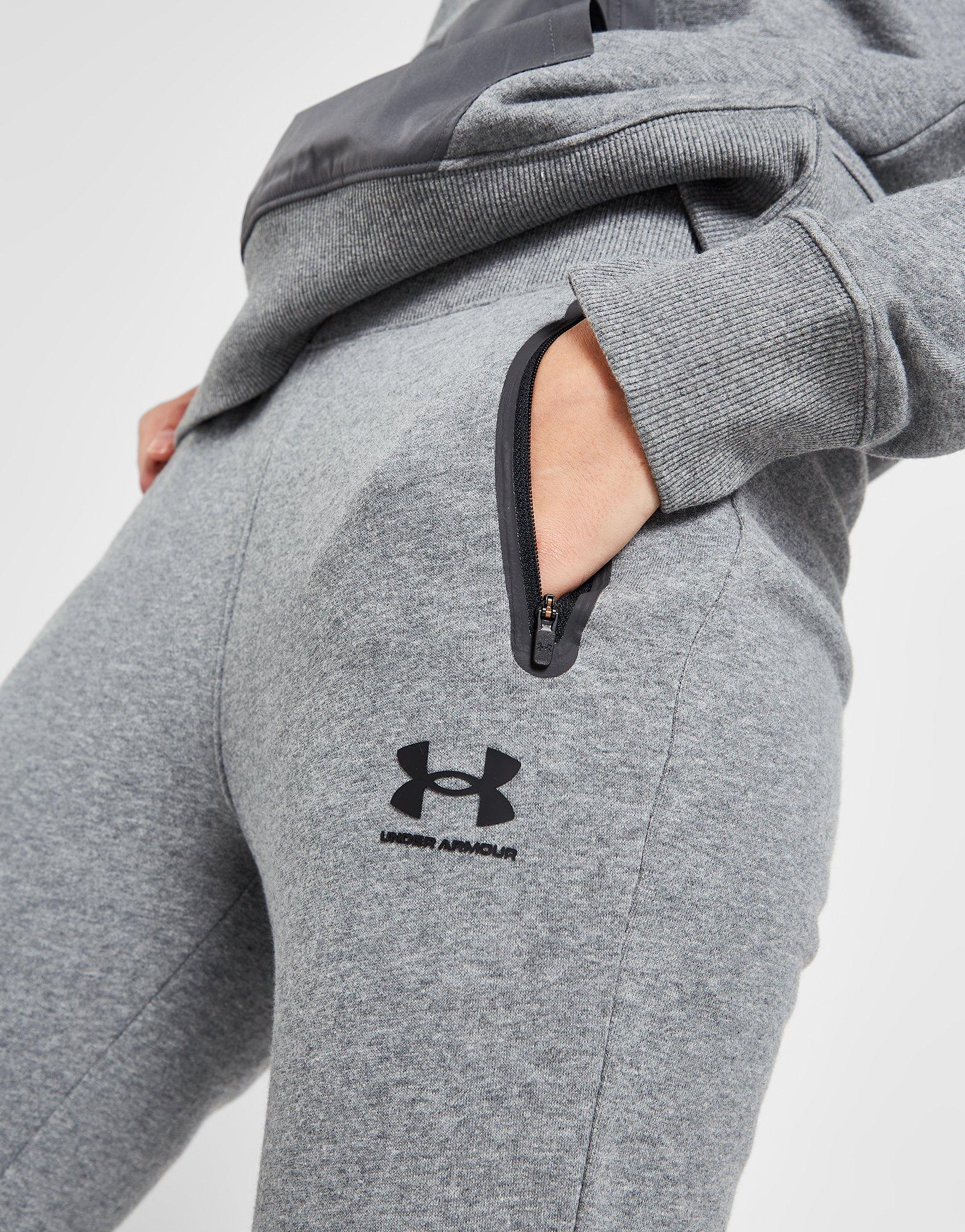 Grey Under Armour Rival Fleece Joggers - JD Sports Global