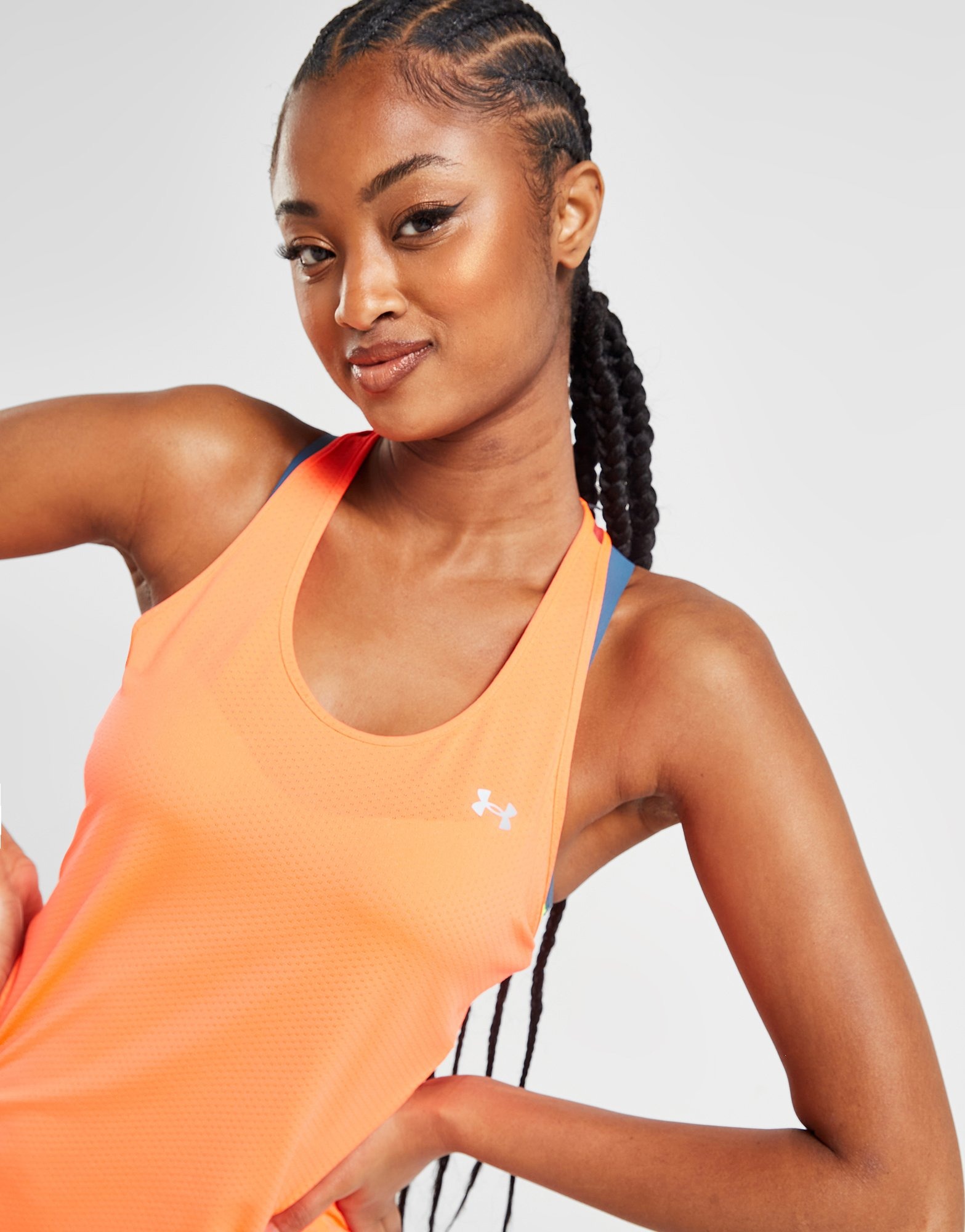 Pilfer Doordringen patroon Orange Under Armour HeatGear Armour Racer Tank Top | JD Sports Global