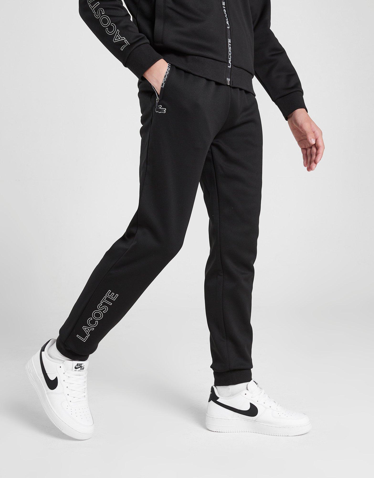 Lacoste Pantalon de survêtement Slim Polaire Homme Noir- JD Sports France