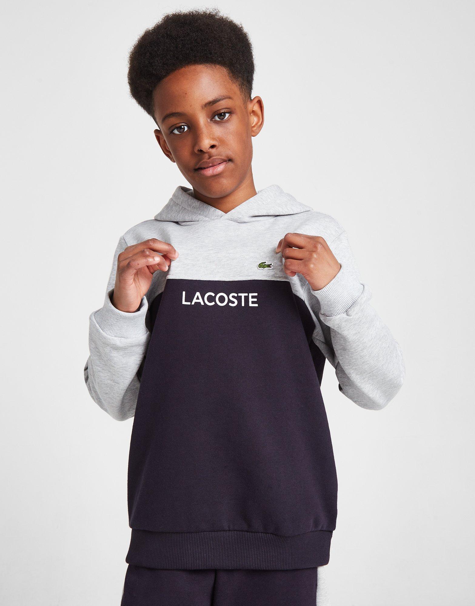 Lacoste Cut & Sew Overhead Hoodie Junior