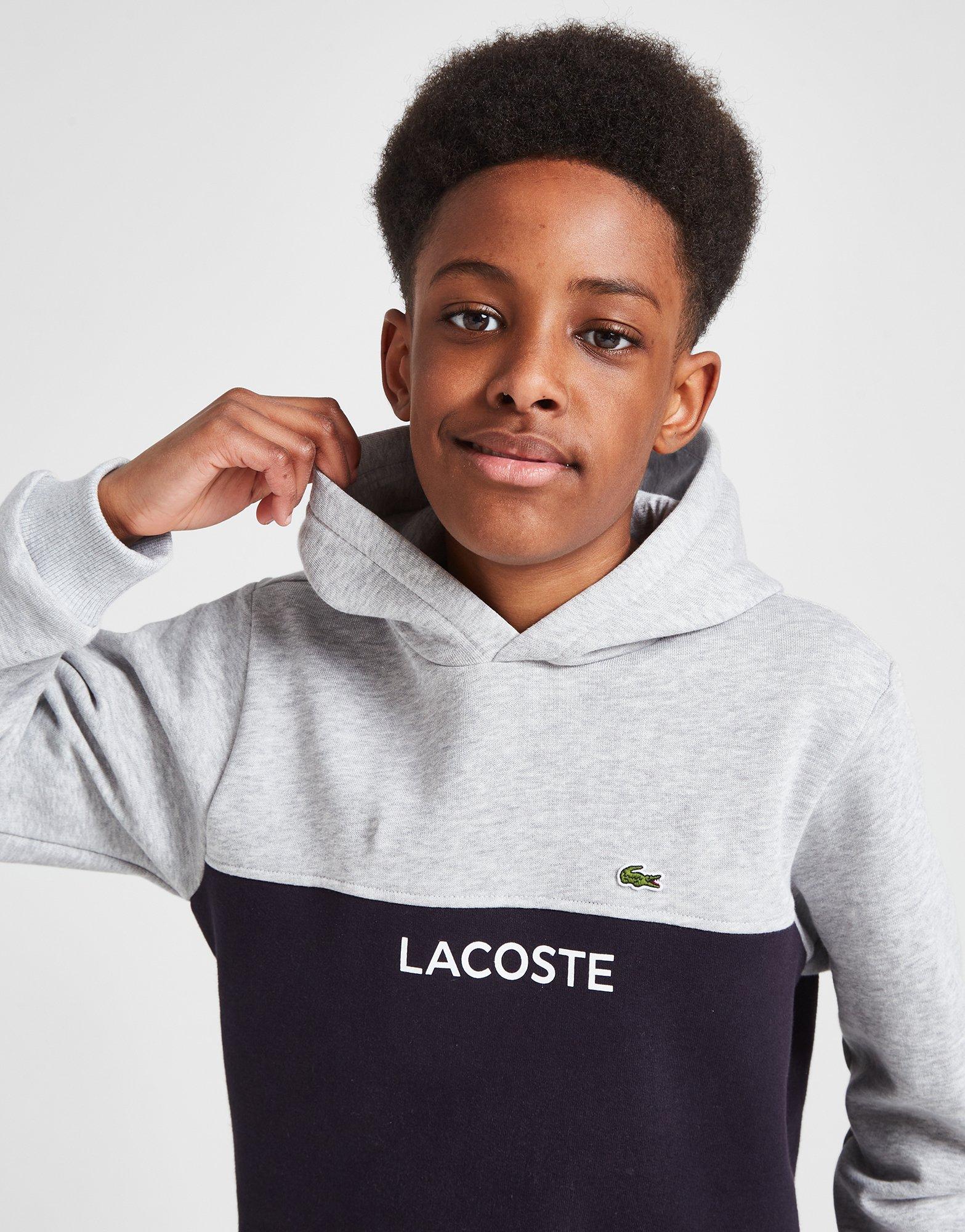 Lacoste Cut & Sew Overhead Hoodie Junior