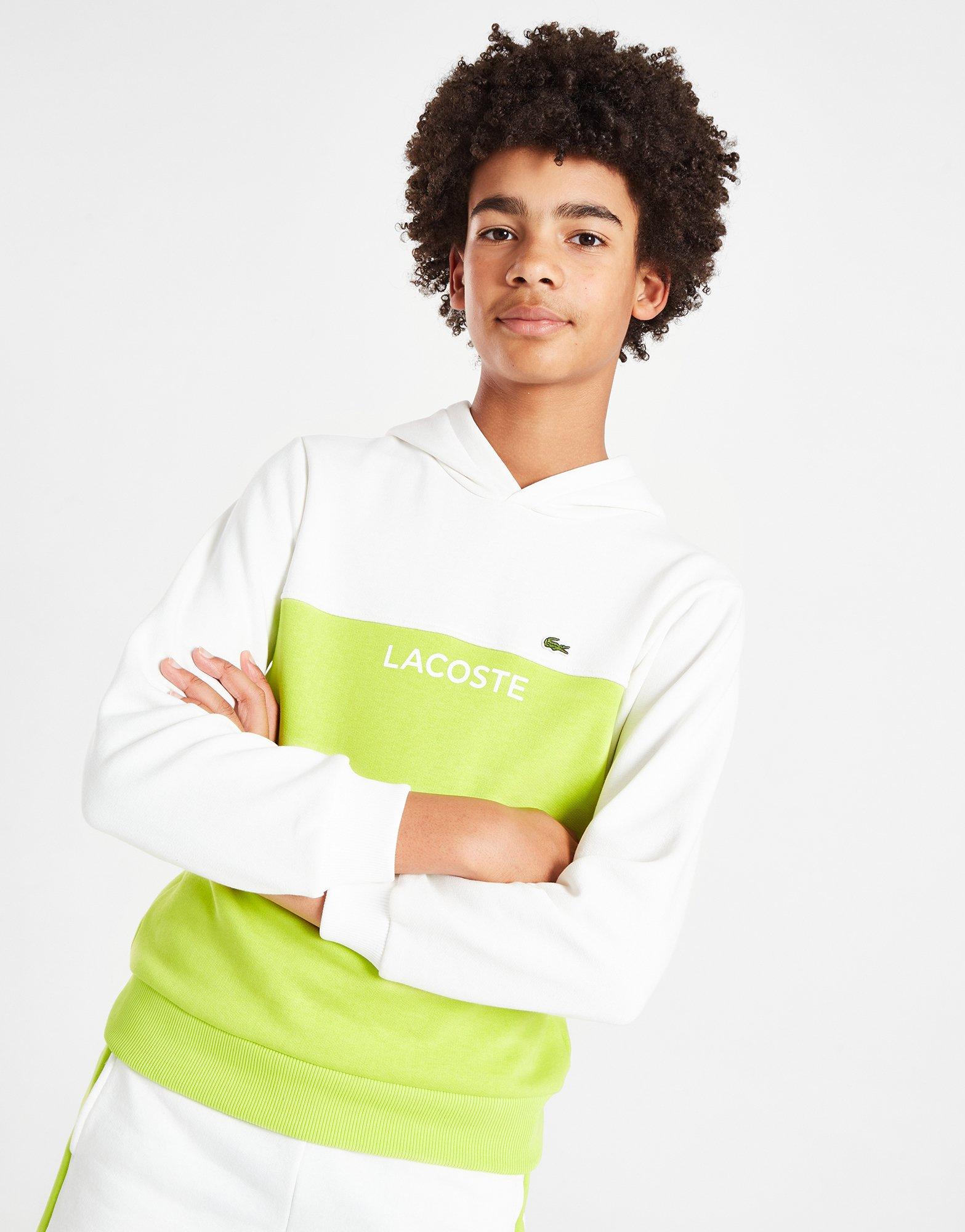 Lacoste Cut And Sew Overhead Hoodie Junior