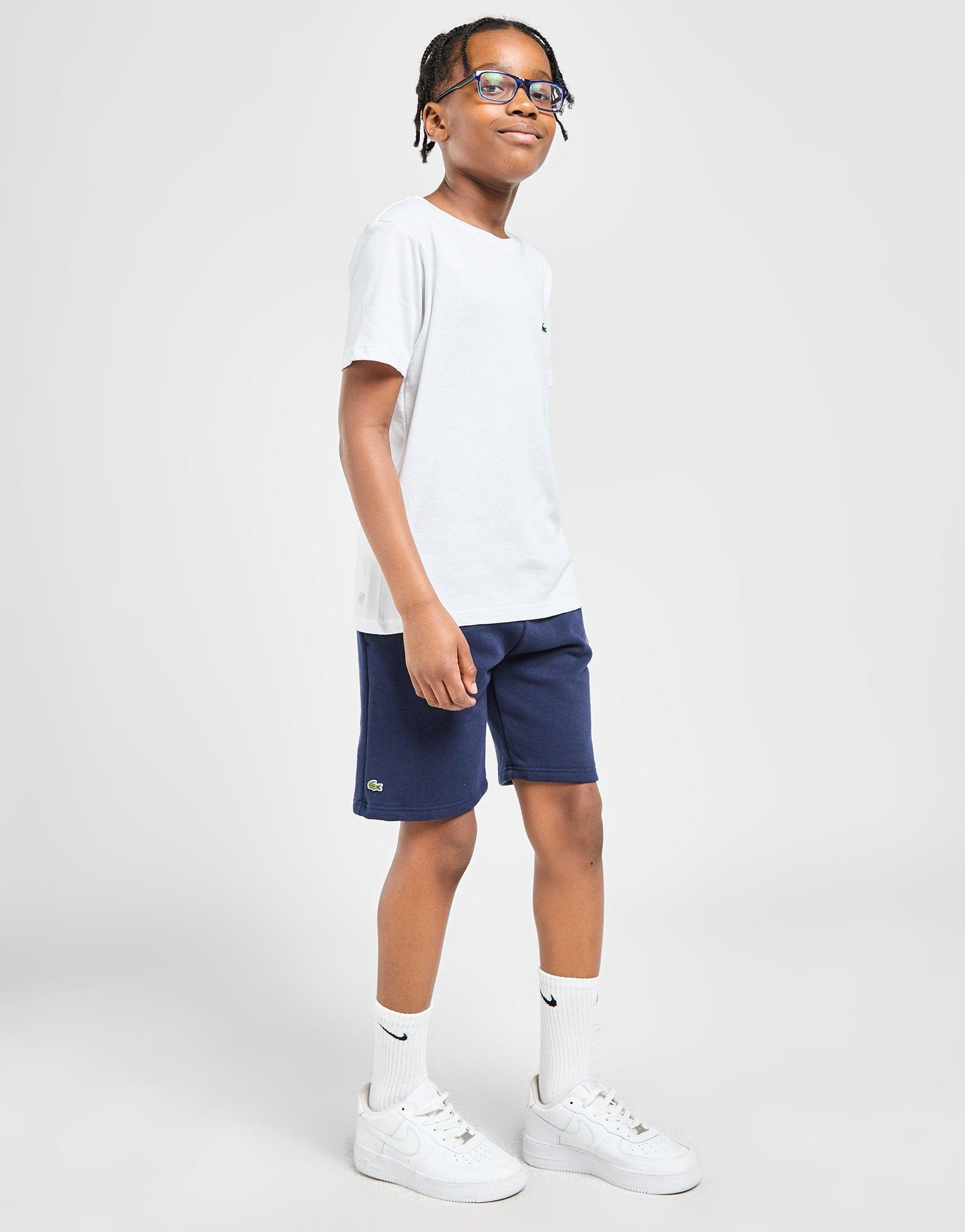 Boys white deals lacoste shorts