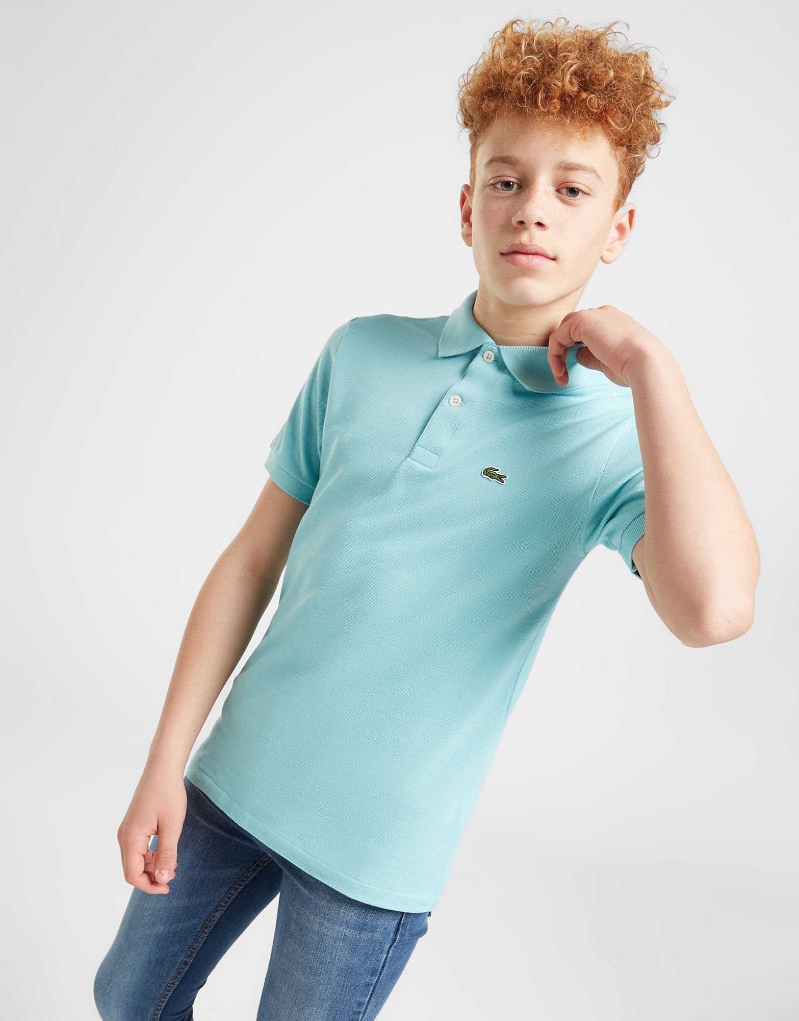 Blå Lacoste Core Shirt Junior - JD Sports Danmark