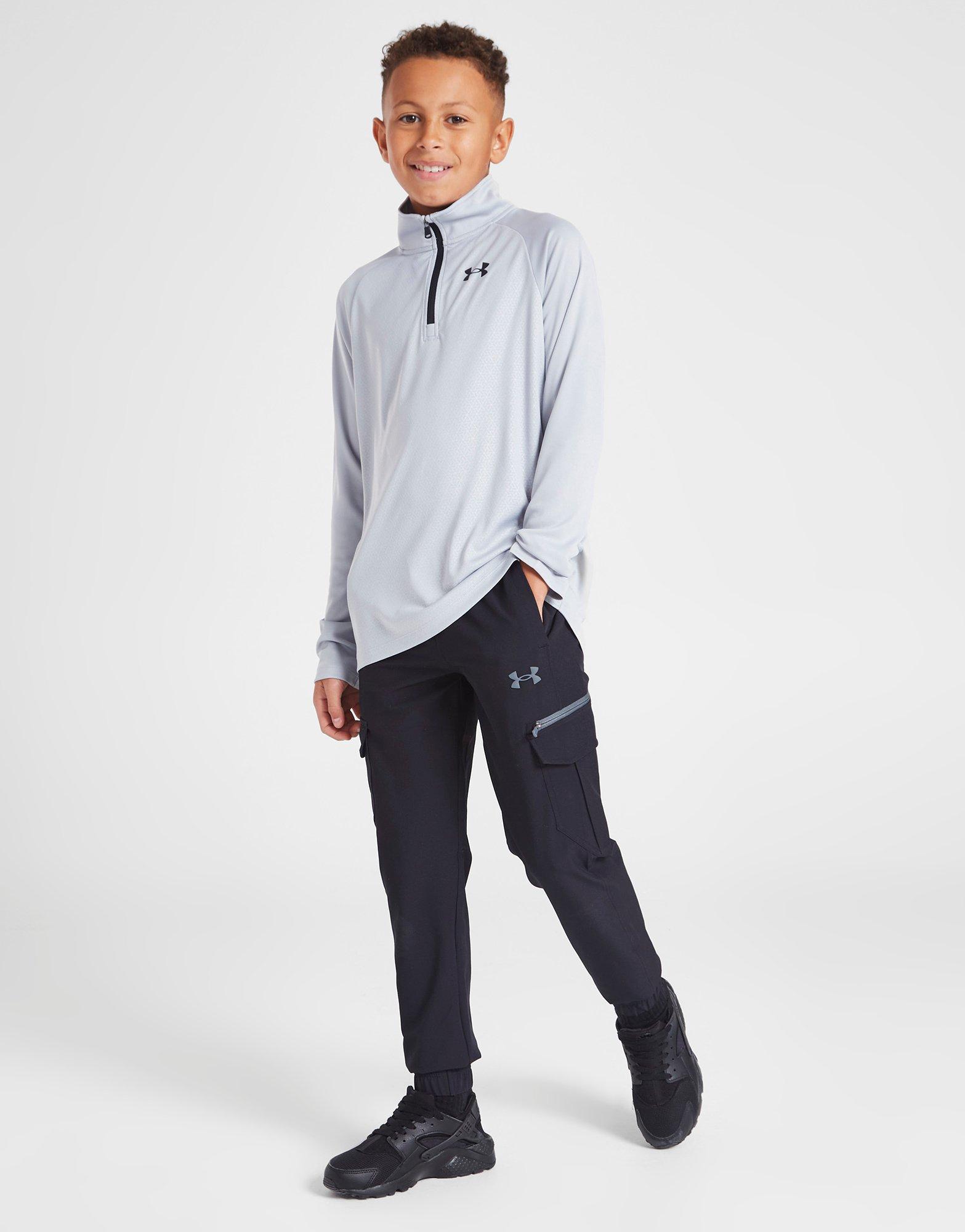 Black Under Armour Woven Cargo Track Pants Junior - JD Sports Global