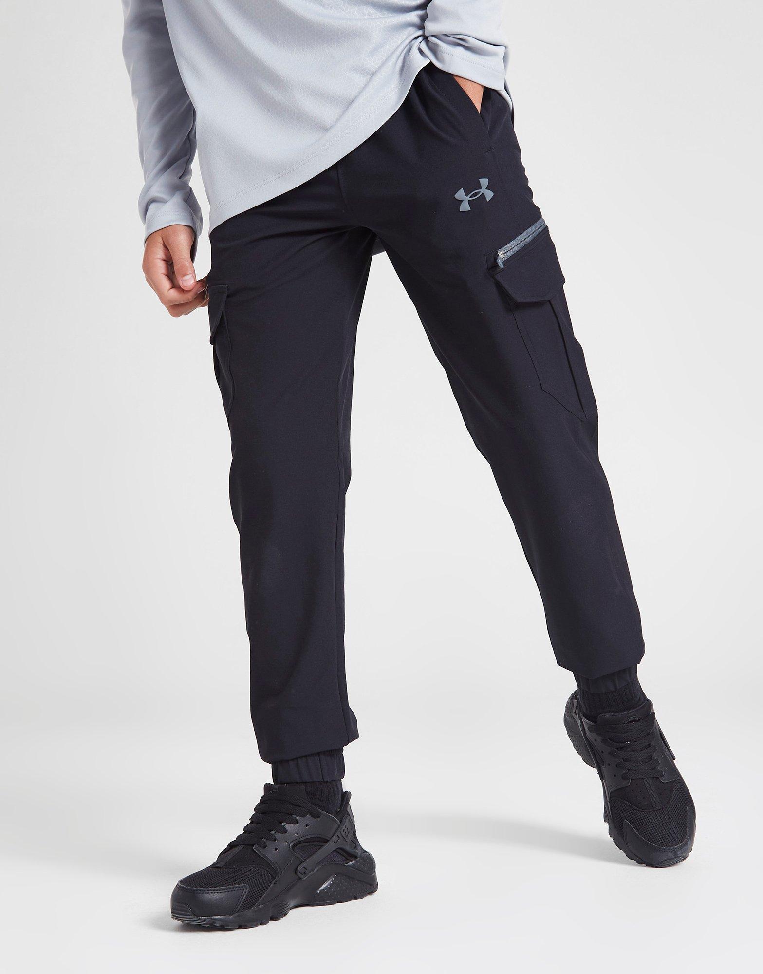 Pantalon garçon Under Armour Rival Terry - Noir/Castlerock