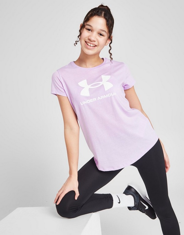 Lilla Under Armour Girls' Fitness T-Shirt Junior - JD Sports