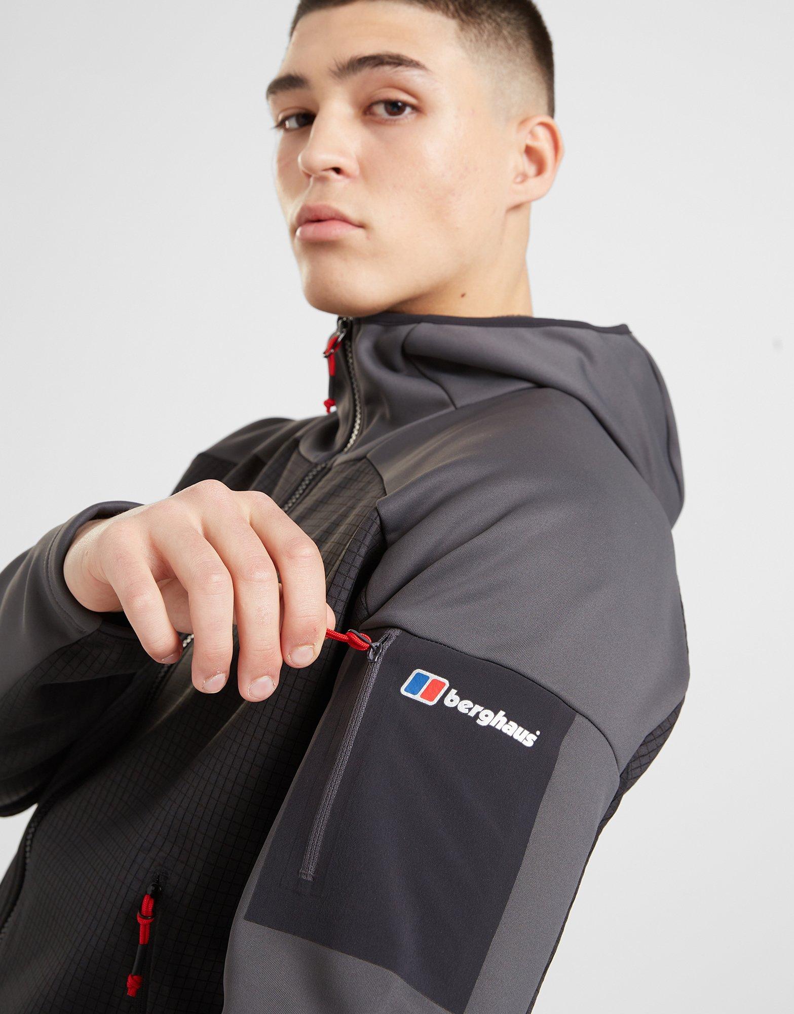 Black Berghaus Sidley Full Zip Hoodie | JD Sports Global