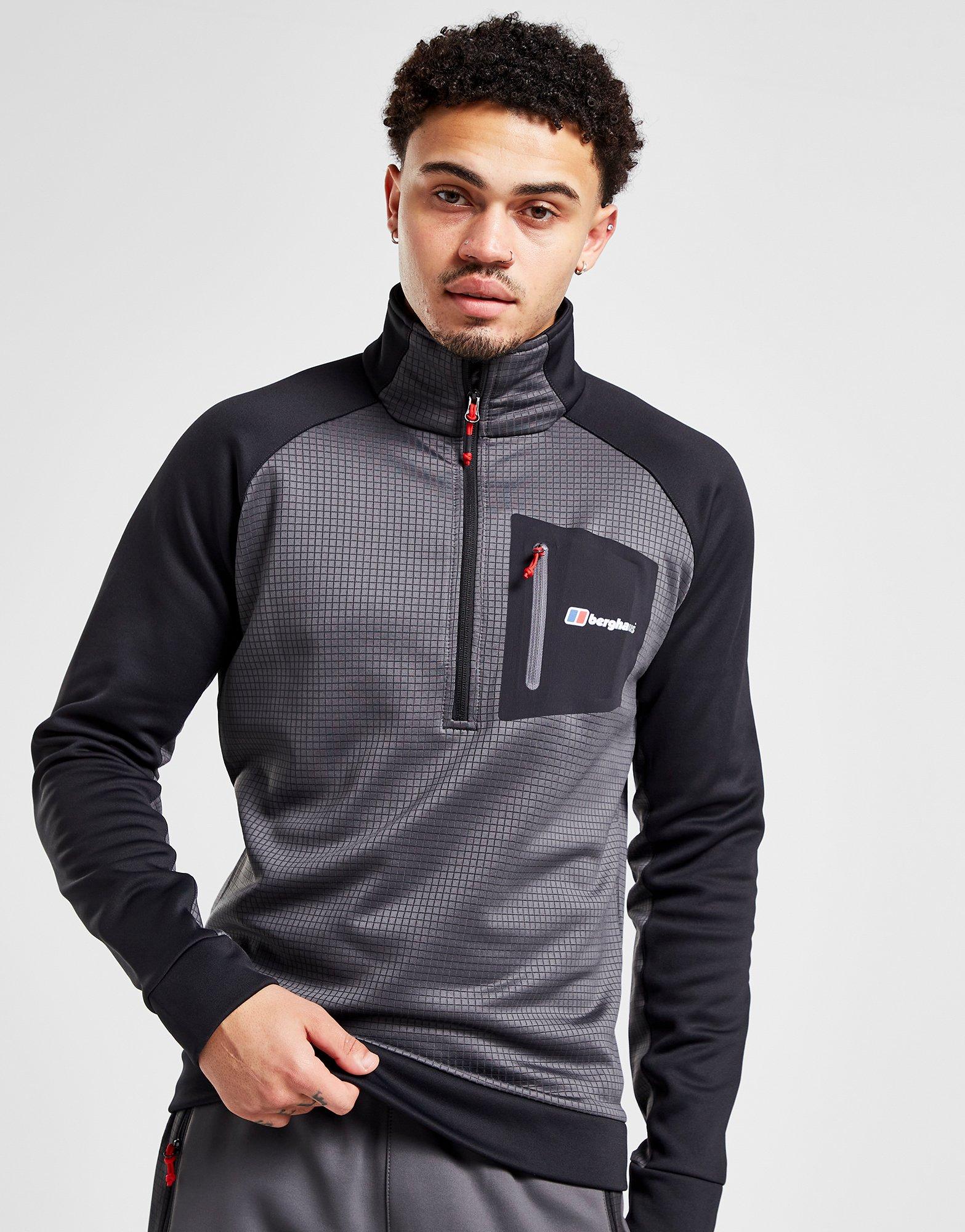 Grey Berghaus Sidley 1/2 Zip Sweatshirt - JD Sports NZ