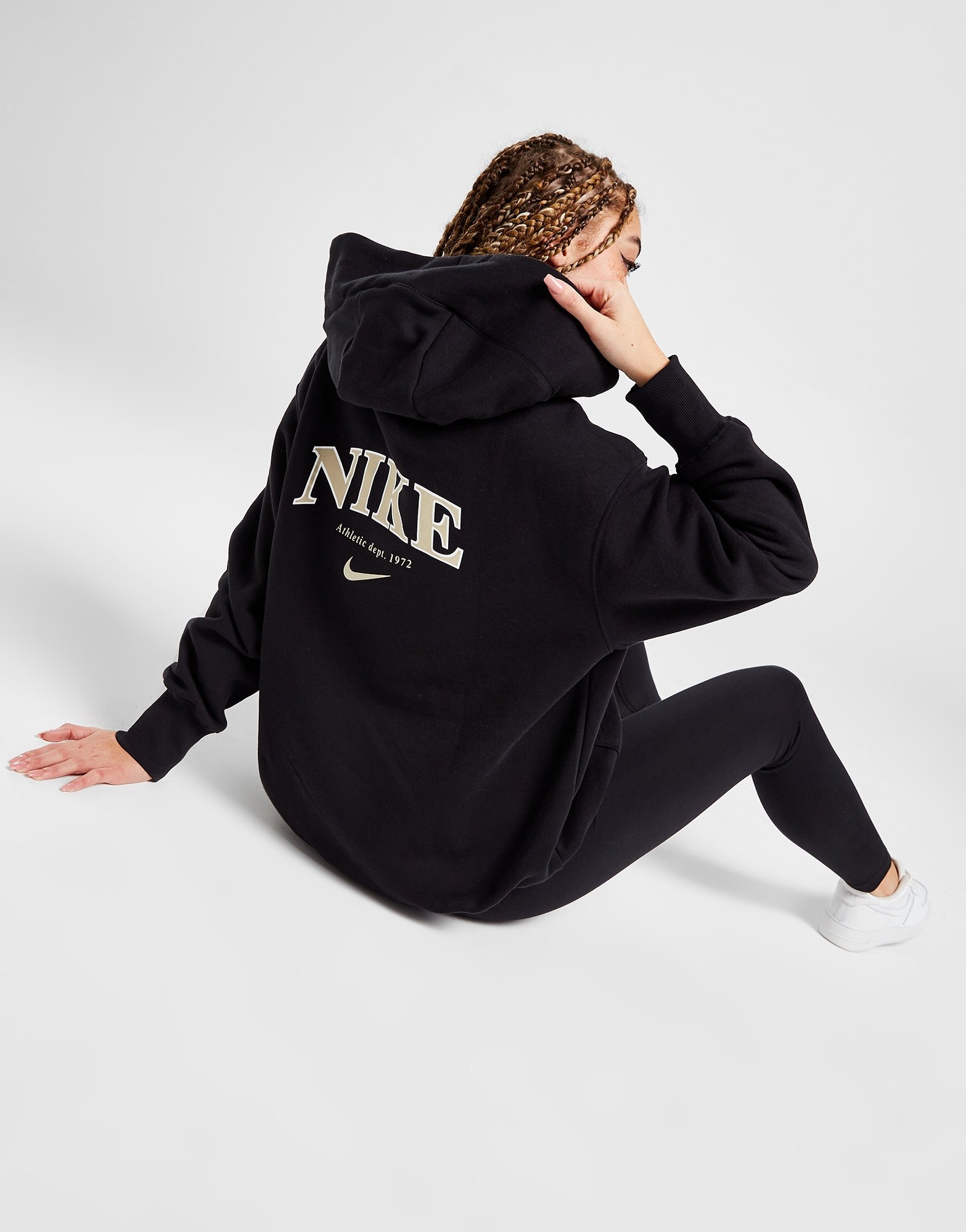Acheter Noir Nike Sweat à Capuche Zippé Varsity Femme