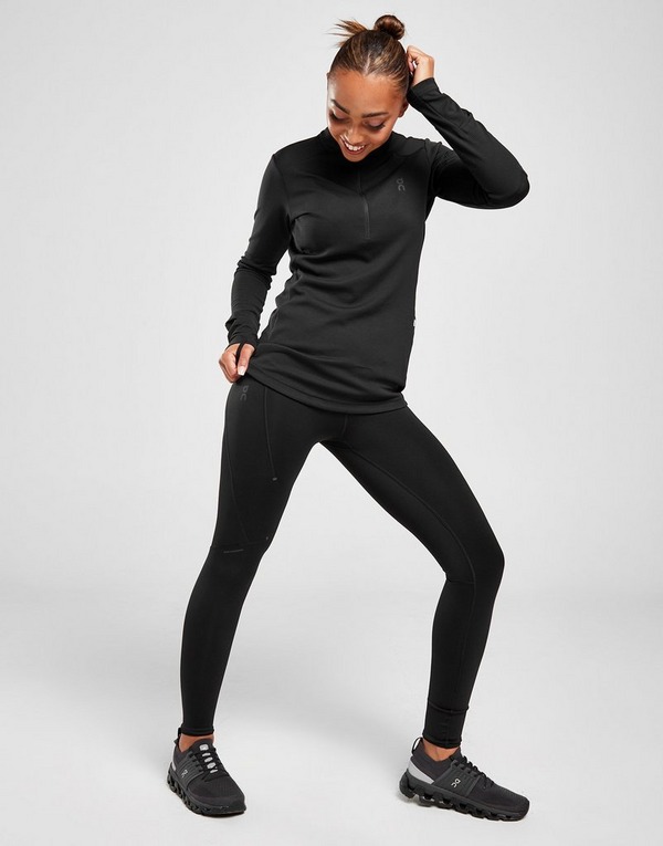Performance Running Pants With Long Inner Tights & Side Zip Pocket