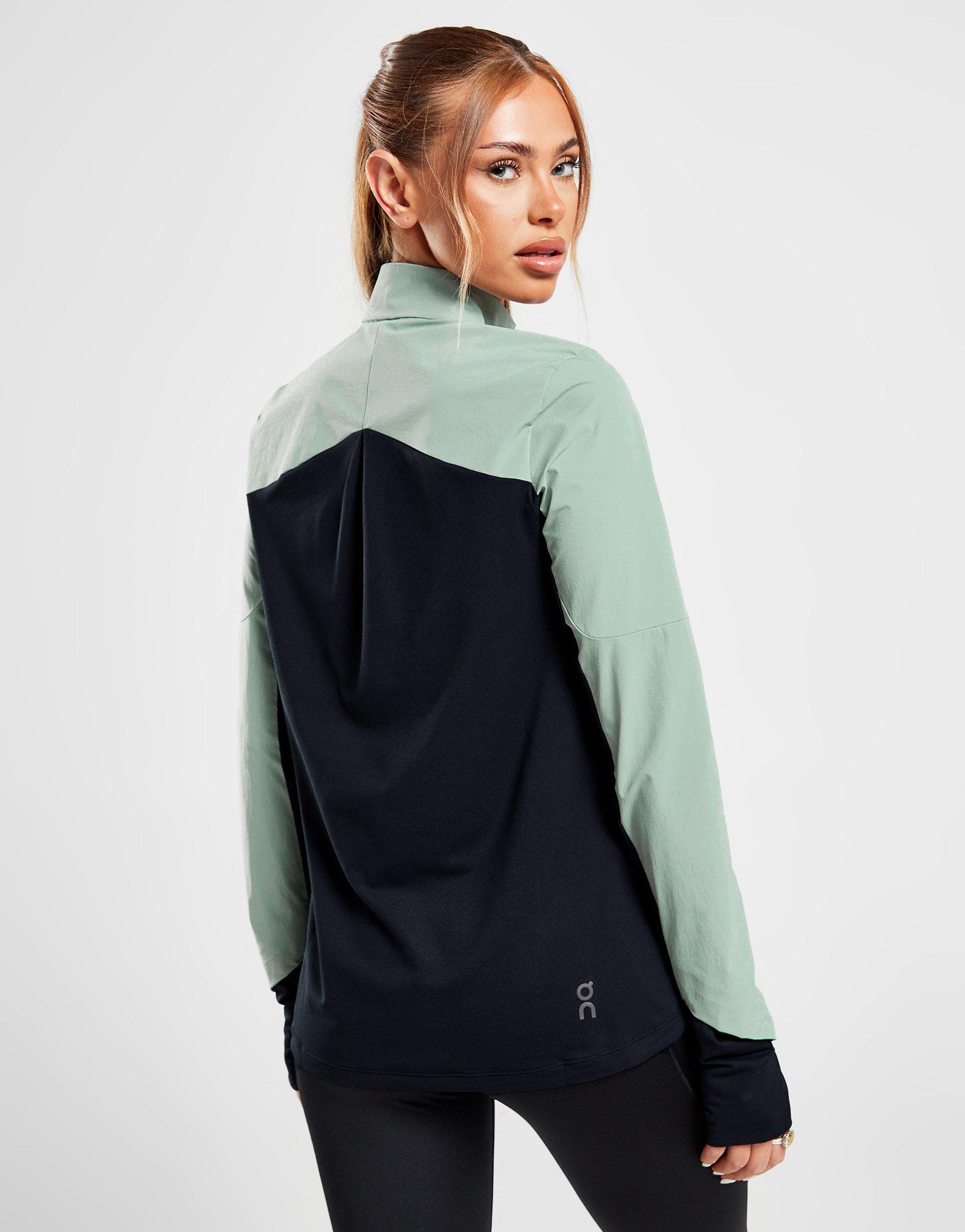 On trail breaker women M On ハーフジップ ランニング Green On Running Trail Breaker 1/4 Zip Top - JD Sports Global
