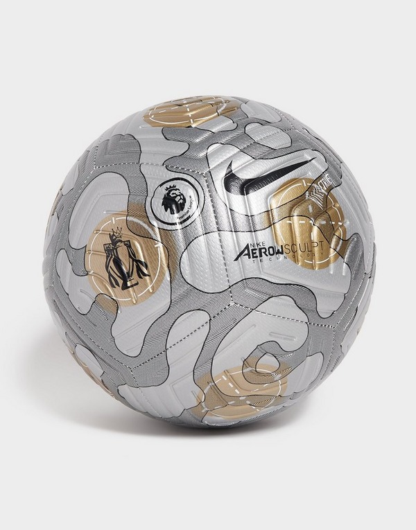 Nike balón de fútbol Premier 22 Trophy Strike (Tamaño 5) en Plateado | JD Sports