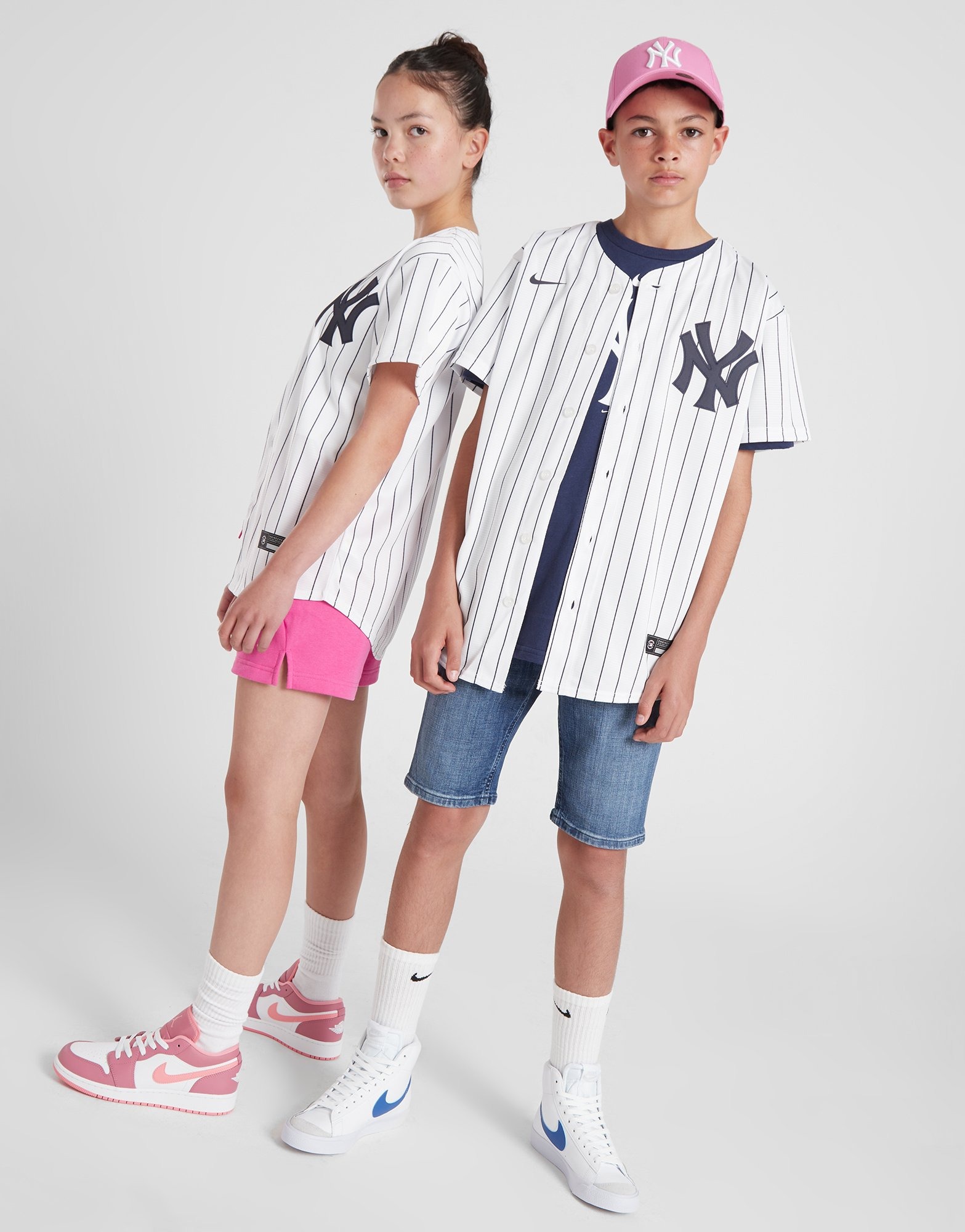 New York Yankees Nike Official Replica Home Jersey - Youth