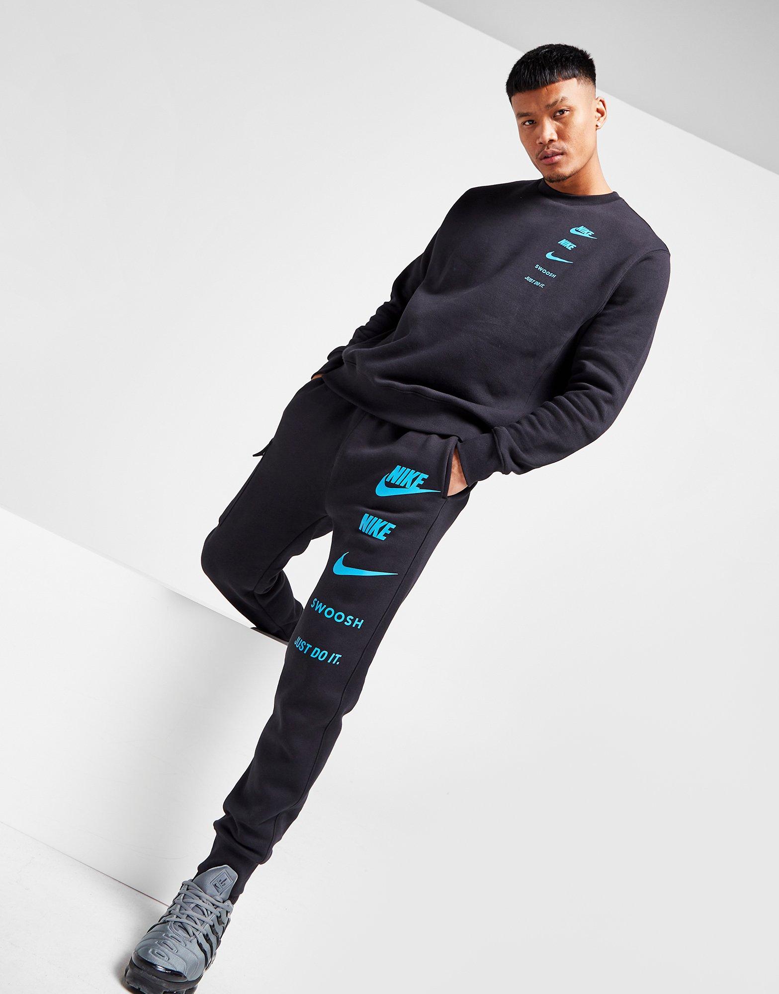 nike 3d cargo joggers black