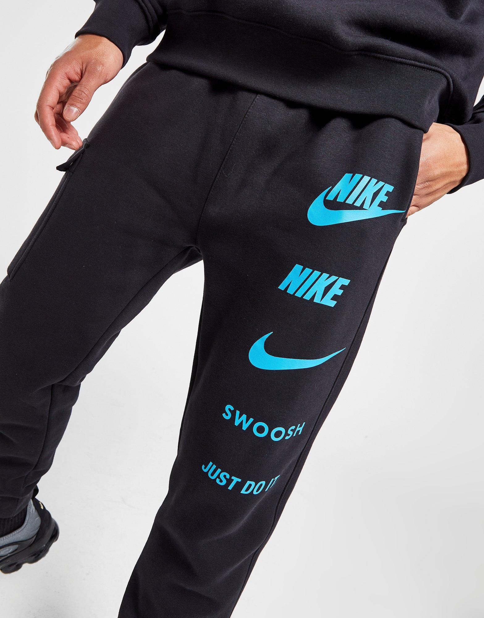 nike multi logo cargo joggers