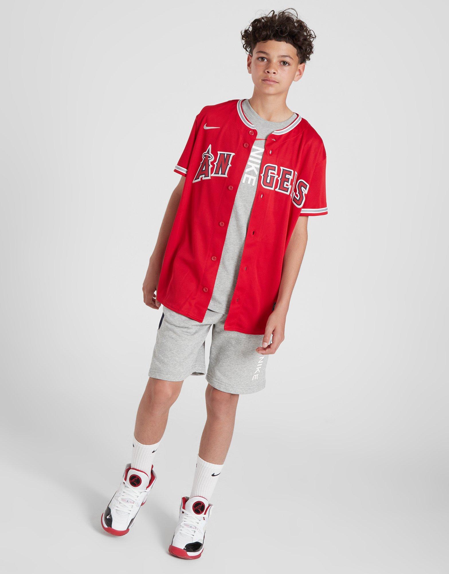 Red Nike MLB LA Angels Alternate Jersey Junior - JD Sports