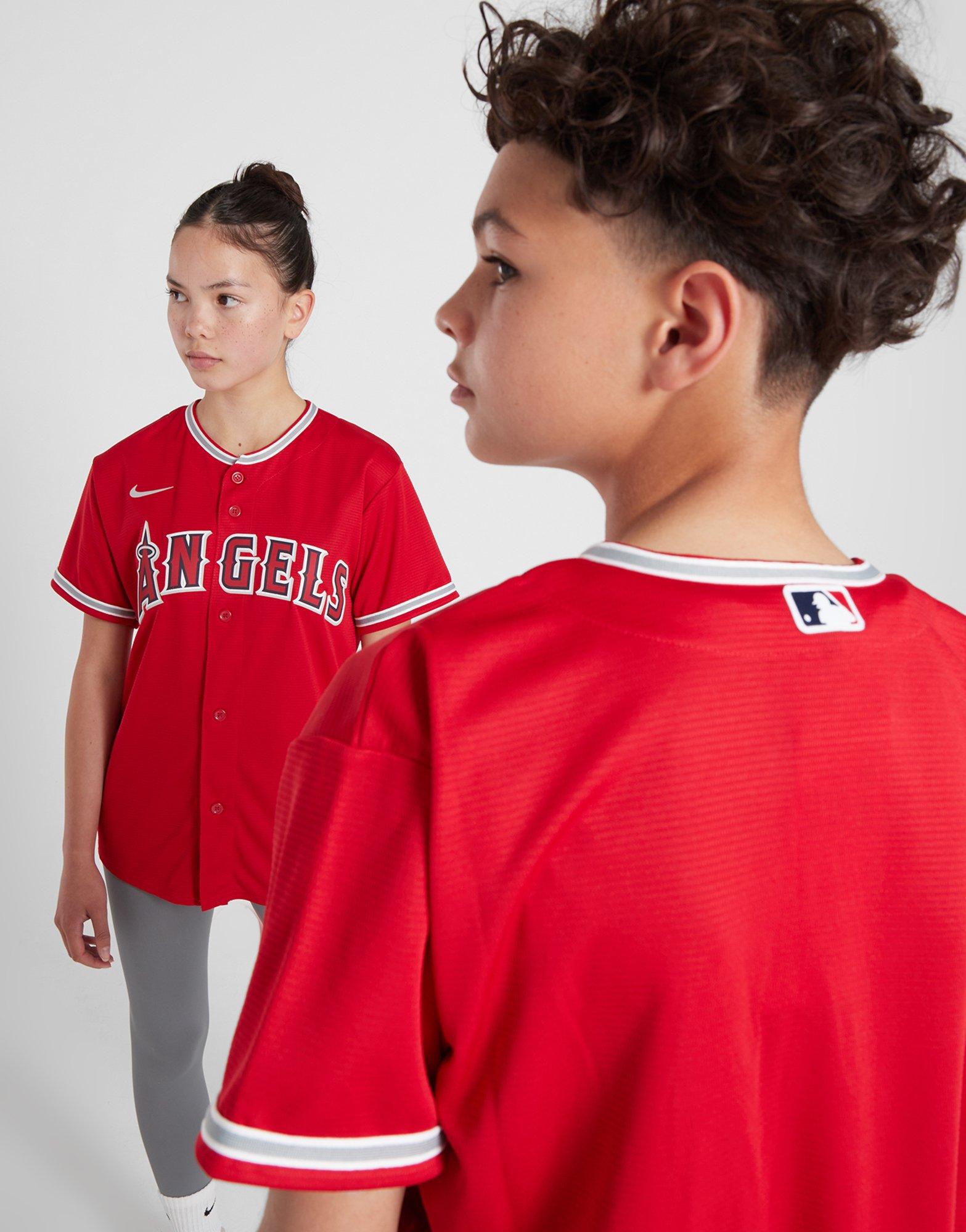Red Nike MLB LA Angels Alternate Jersey Junior