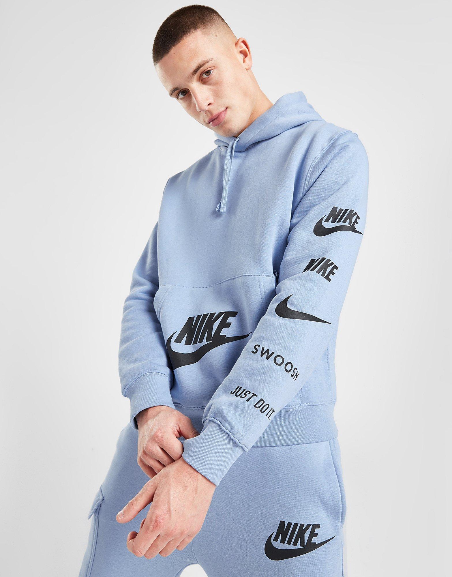 nike swoosh overhead fleece hoodie