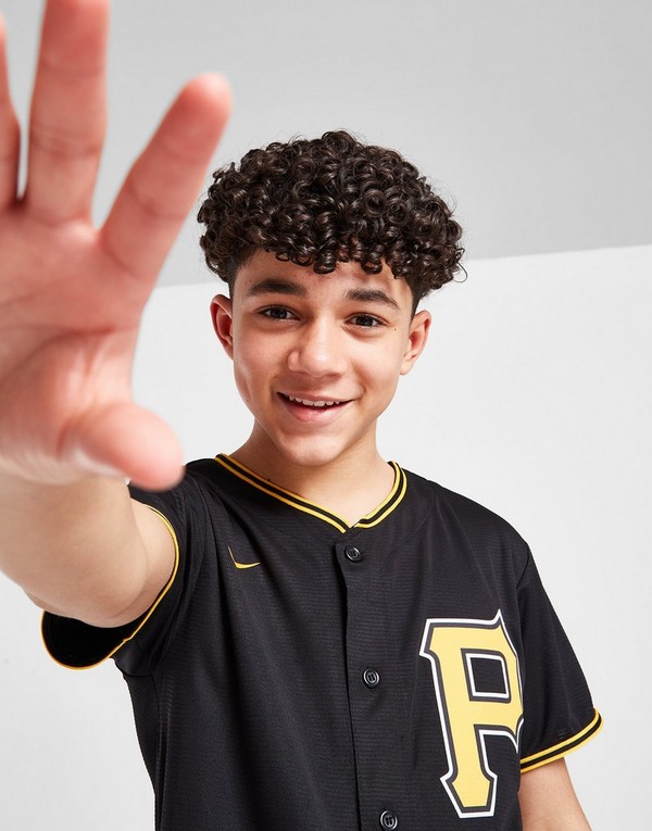 Black Nike MLB Pittsburgh Pirates Alternate Jersey Junior