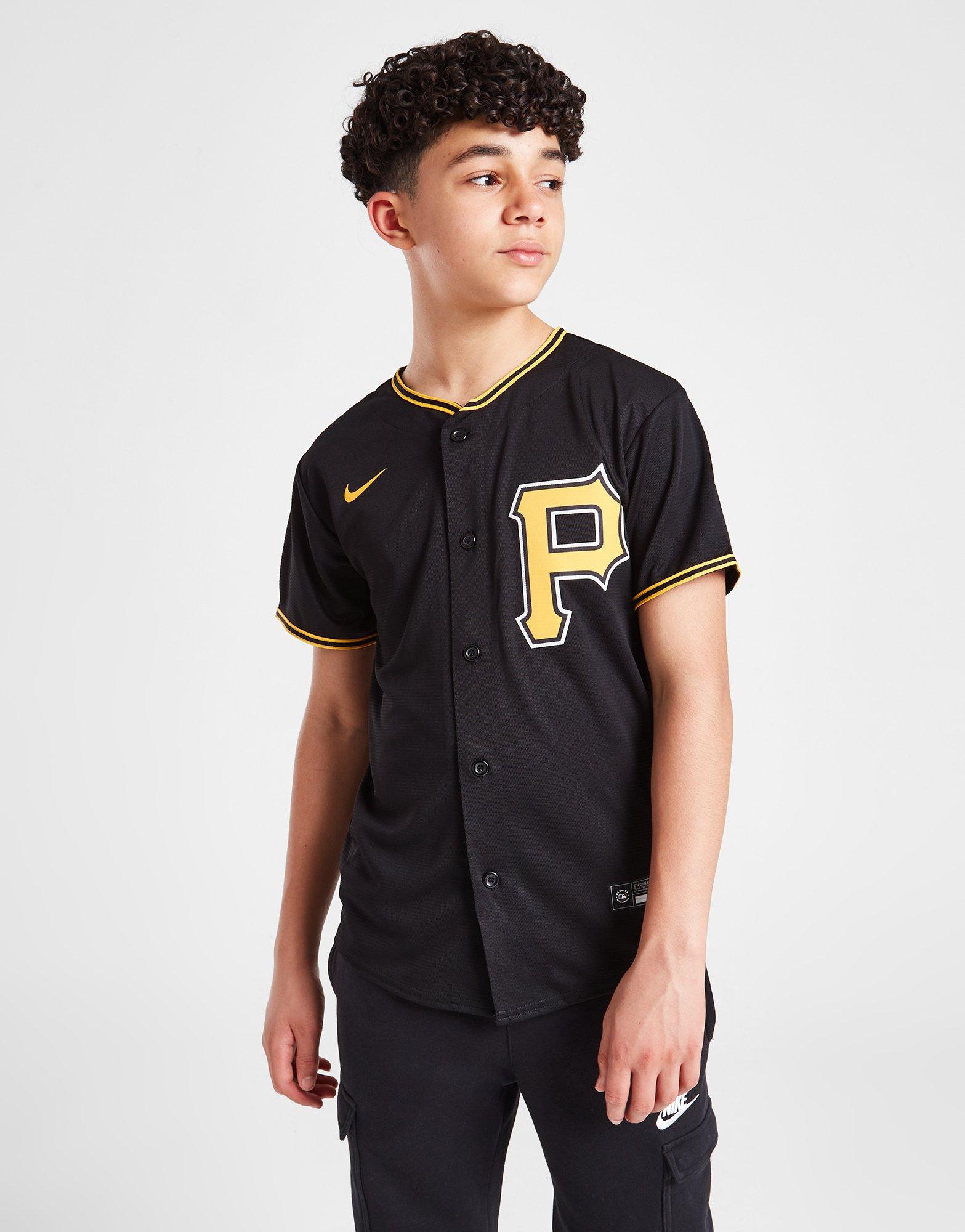 Black Nike MLB Pittsburgh Pirates Alternate Jersey Junior
