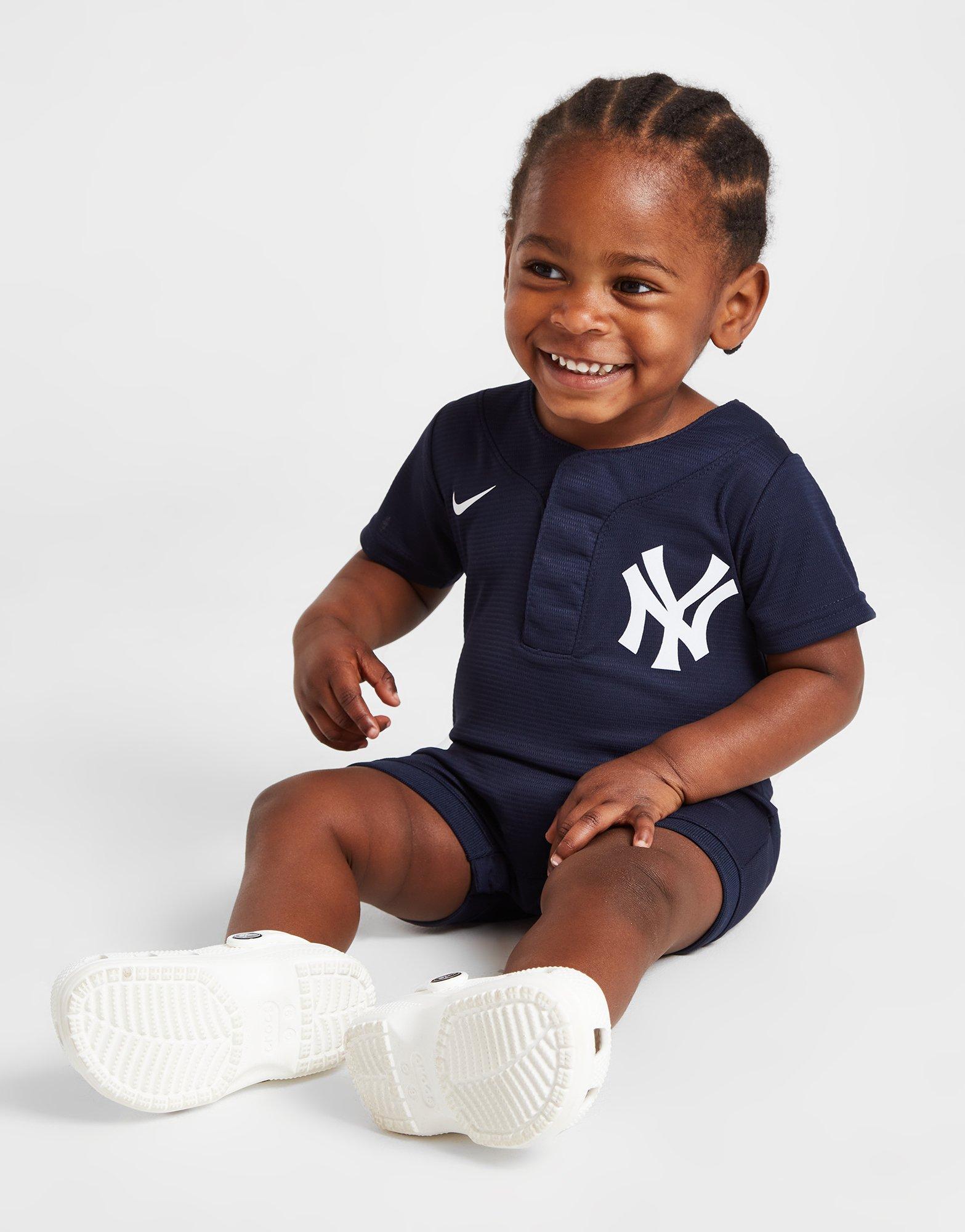 Nike Newborn & Infant Nike Navy New York Yankees Official Jersey Romper