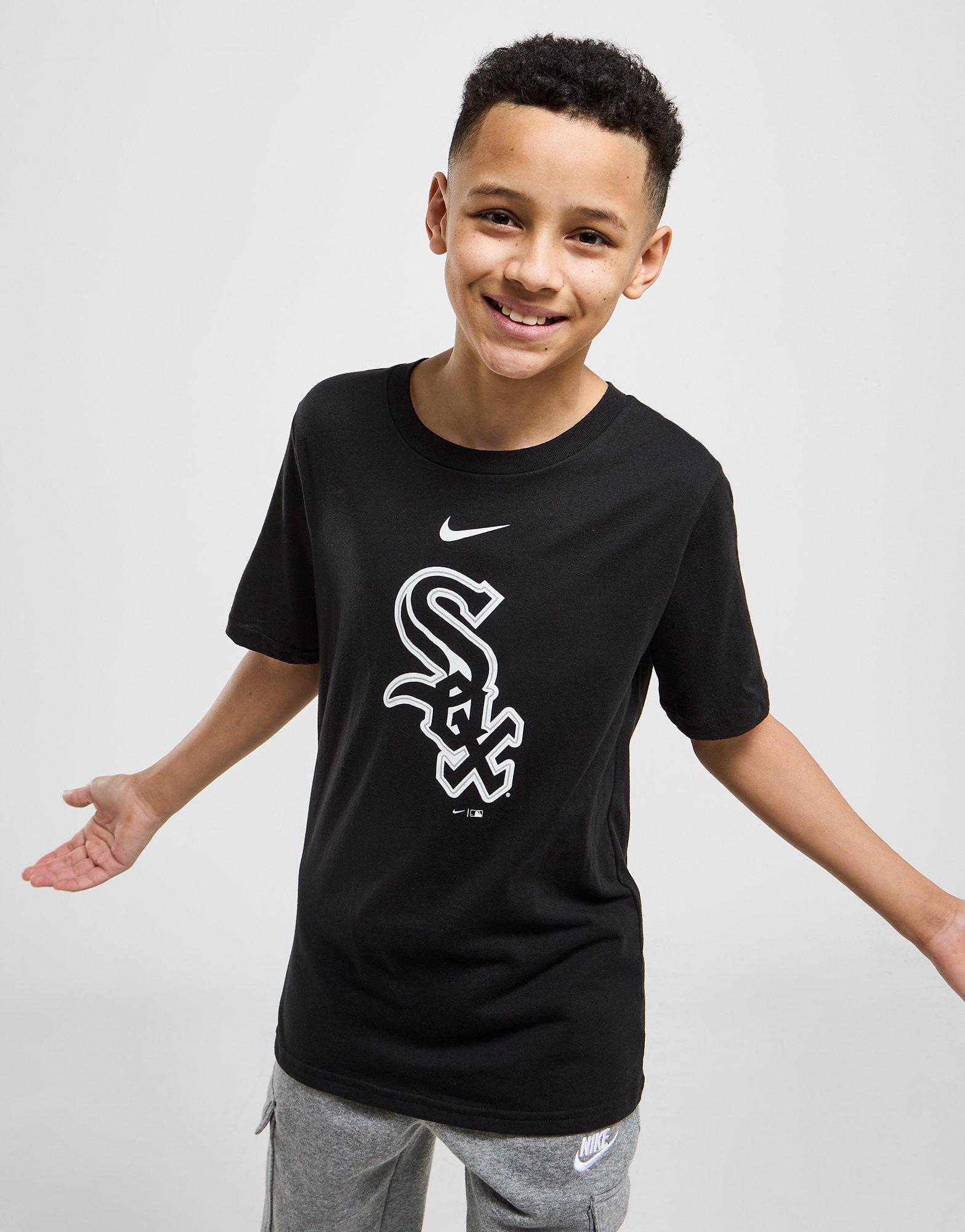 Black Nike MLB Chicago White Sox Large Logo T-Shirt Junior - JD Sports NZ