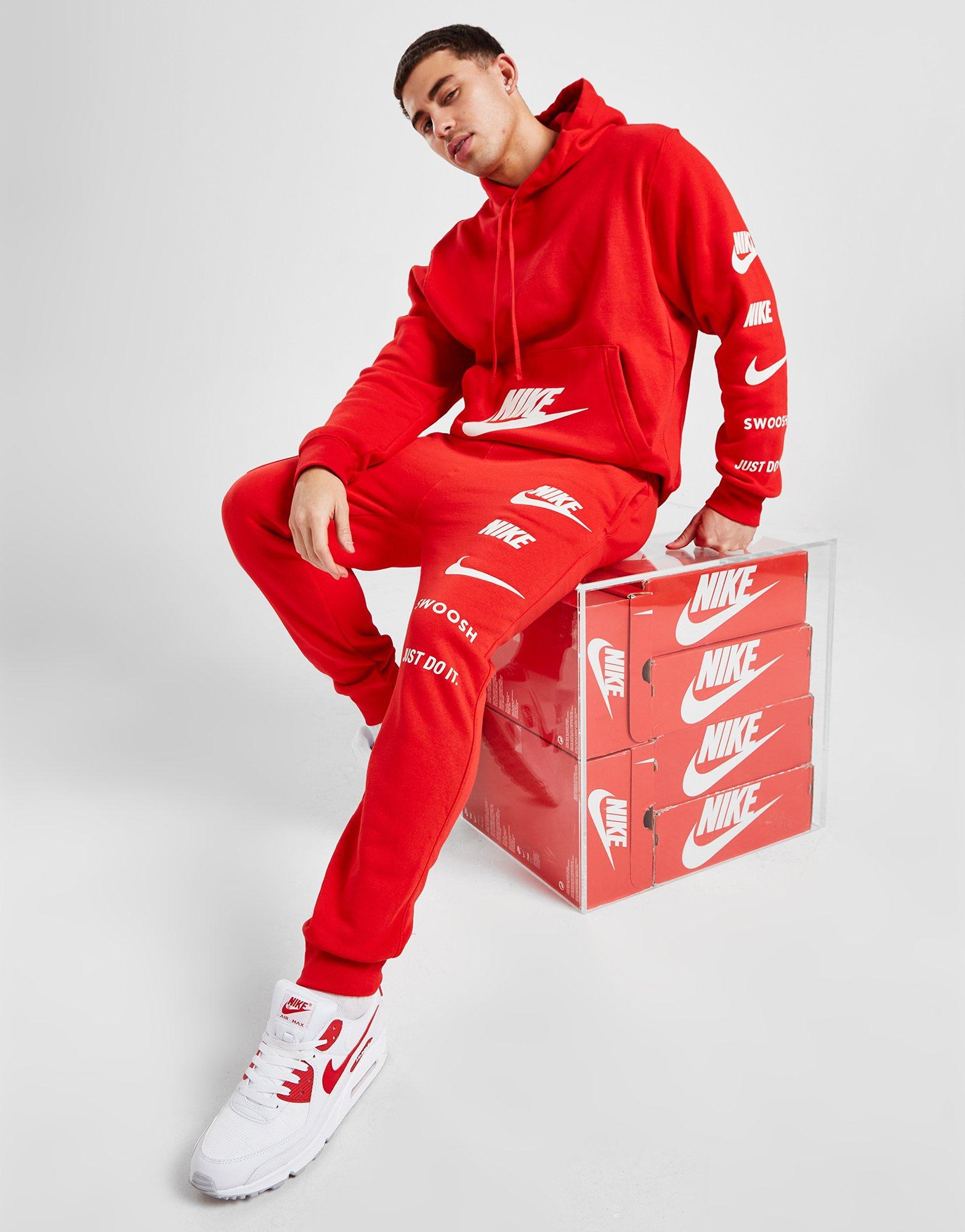 nike multi logo cargo joggers