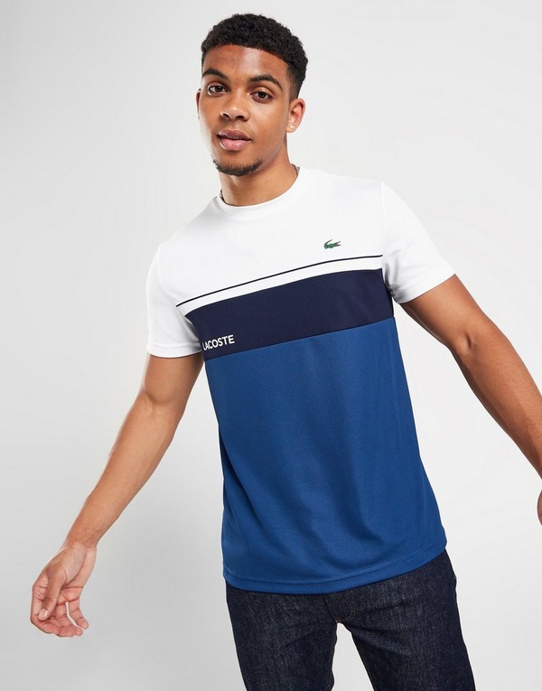 smart underholdning Modig Blue Lacoste Poly T-Shirt | JD Sports Global